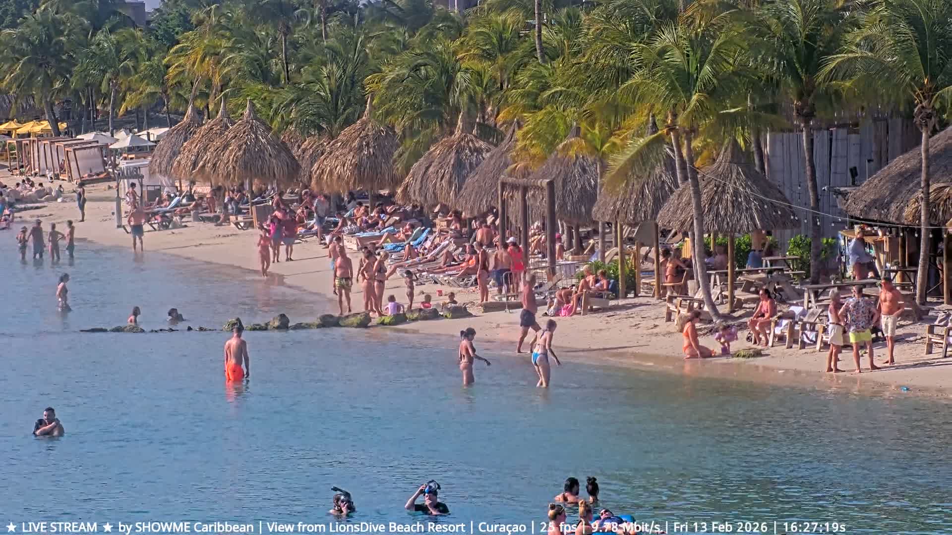 Carribean, Curacao, Mambo Beach  Live Cam - Willemstad, Curaçao, Netherland