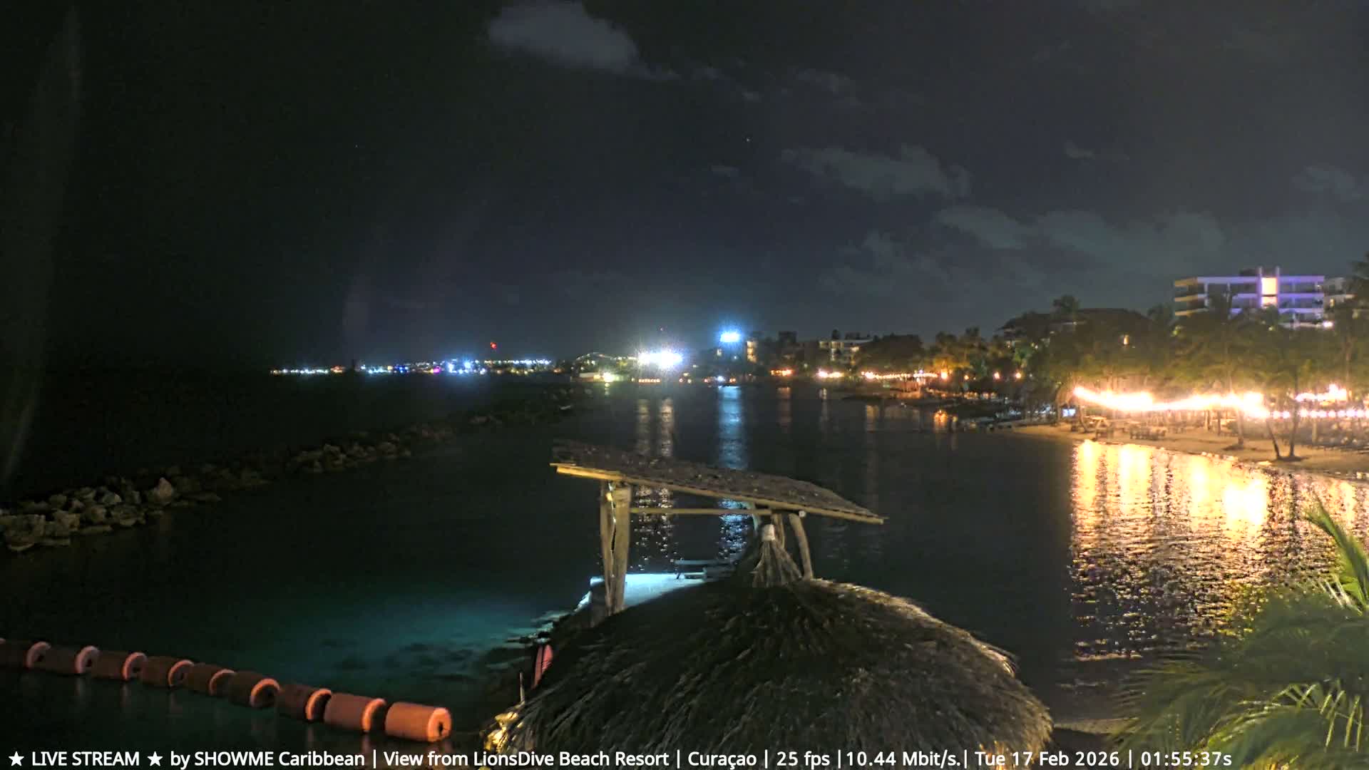 Carribean, Curacao, Mambo Beach  Live Cam - Willemstad, Curaçao, Netherland