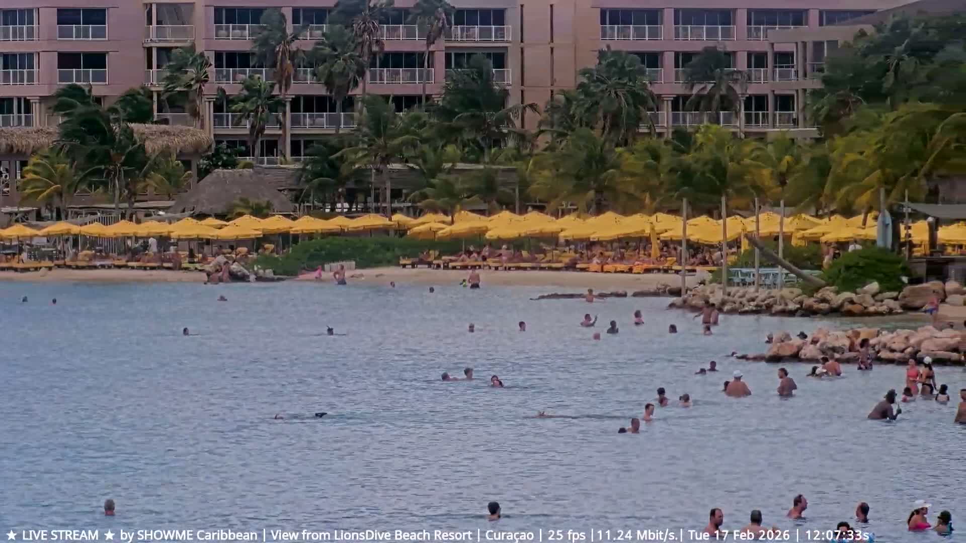 Carribean, Curacao, Mambo Beach  Live Cam - Willemstad, Curaçao, Netherland