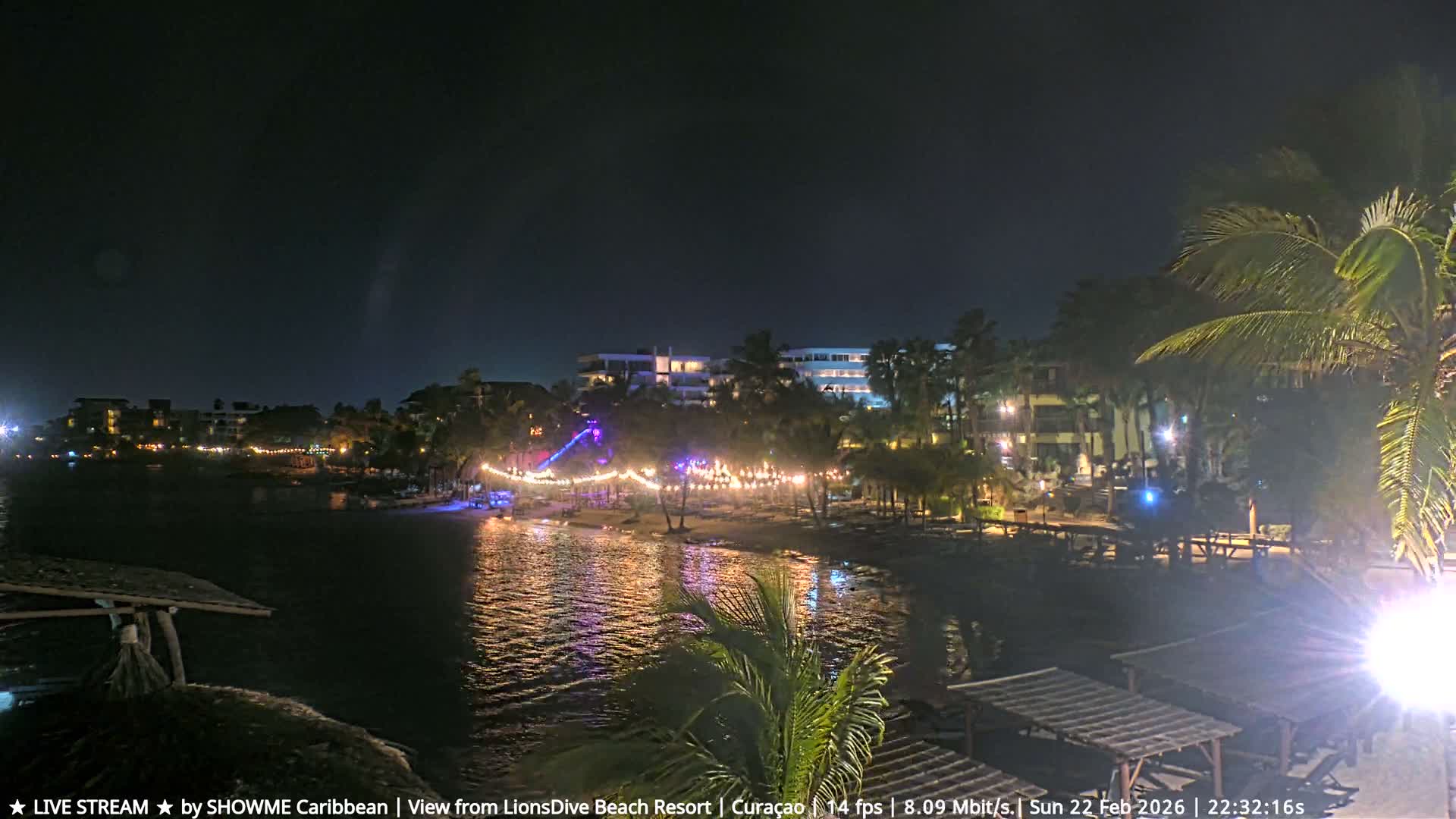 Carribean, Curacao, Mambo Beach  Live Cam - Willemstad, Curaçao, Netherland