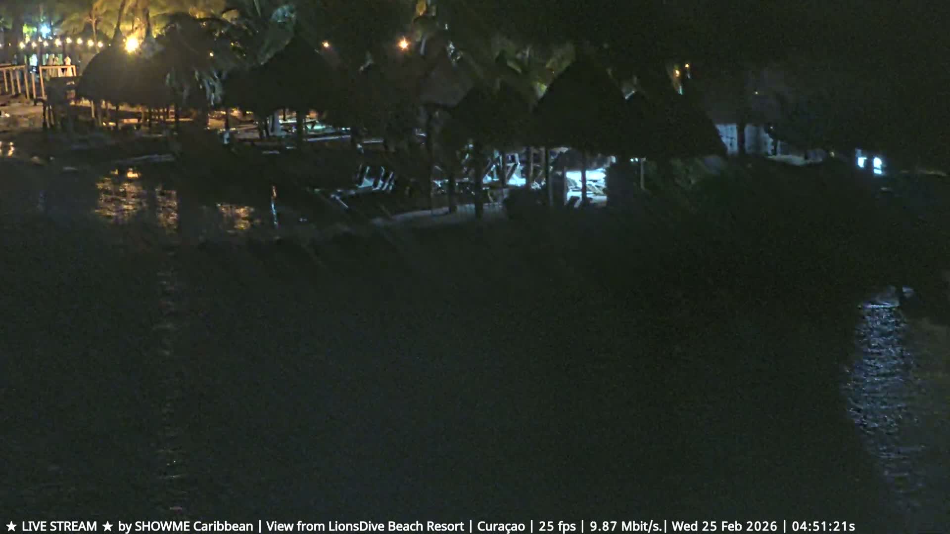 Carribean, Curacao, Mambo Beach  Live Cam - Willemstad, Curaçao, Netherland
