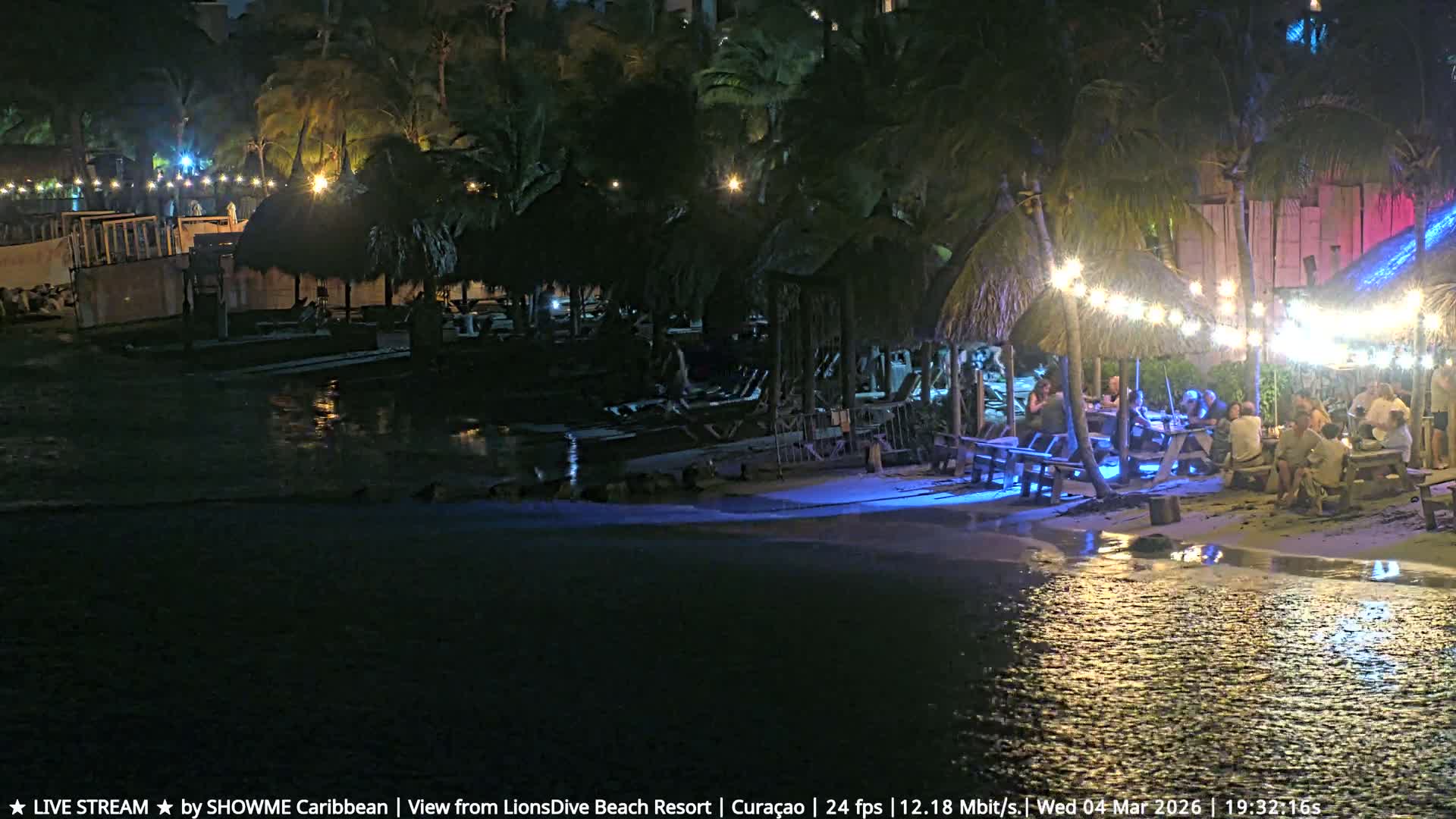 Carribean, Curacao, Mambo Beach  Live Cam - Willemstad, Curaçao, Netherland