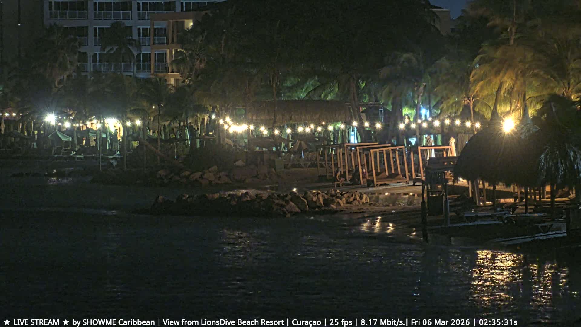 Carribean, Curacao, Mambo Beach  Live Cam - Willemstad, Curaçao, Netherland