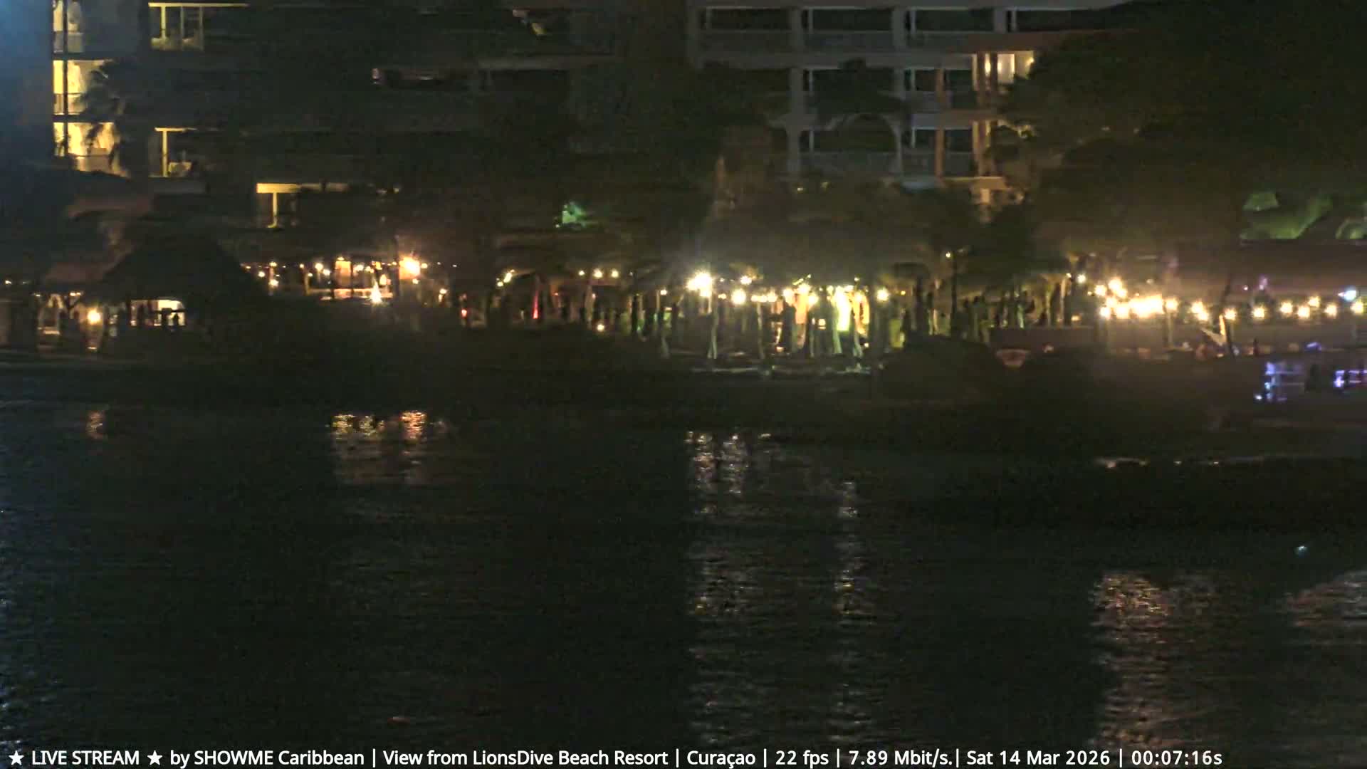 Carribean, Curacao, Mambo Beach  Live Cam - Willemstad, Curaçao, Netherland