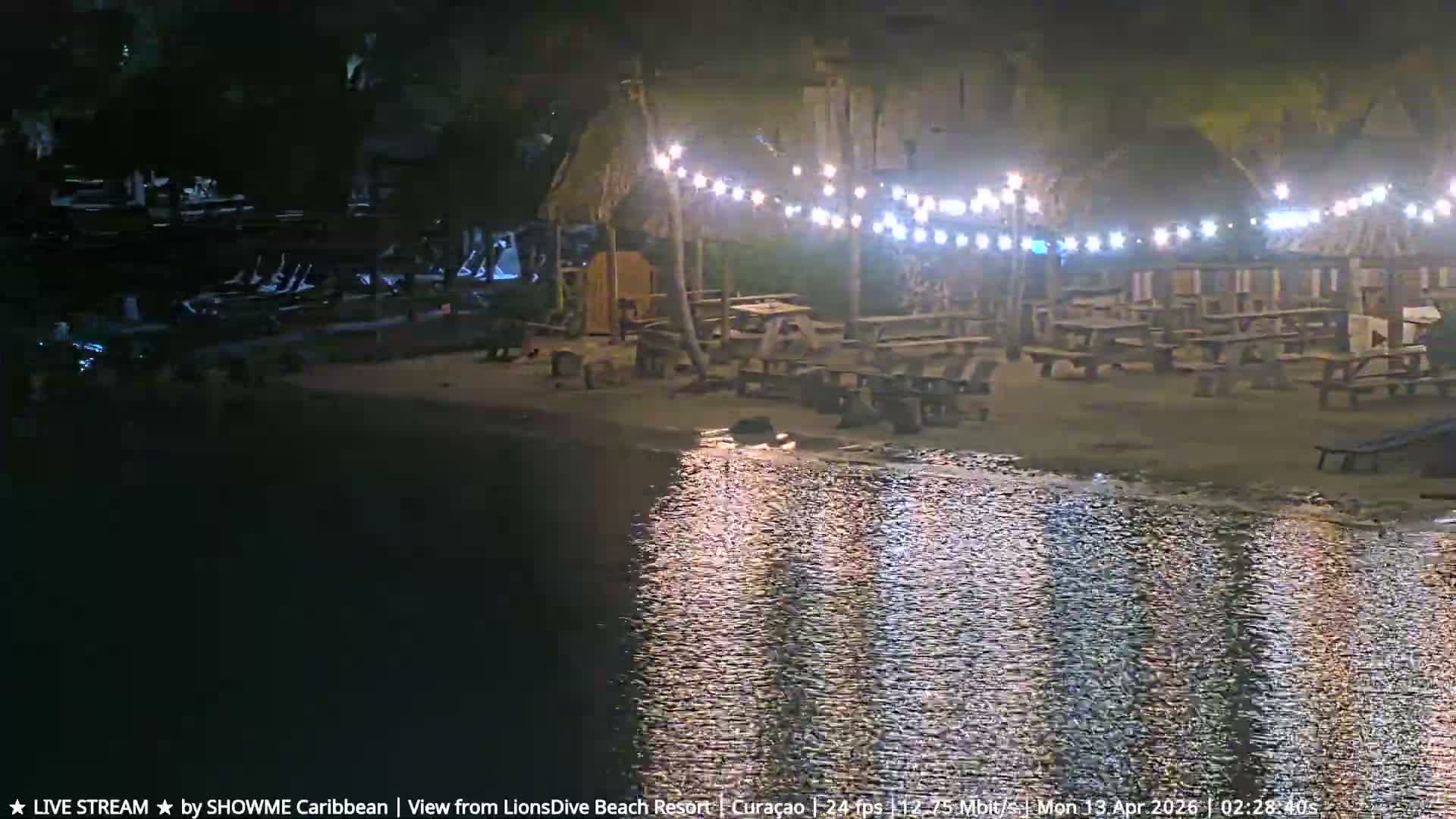 Carribean, Curacao, Mambo Beach  Live Cam - Willemstad, Curaçao, Netherland