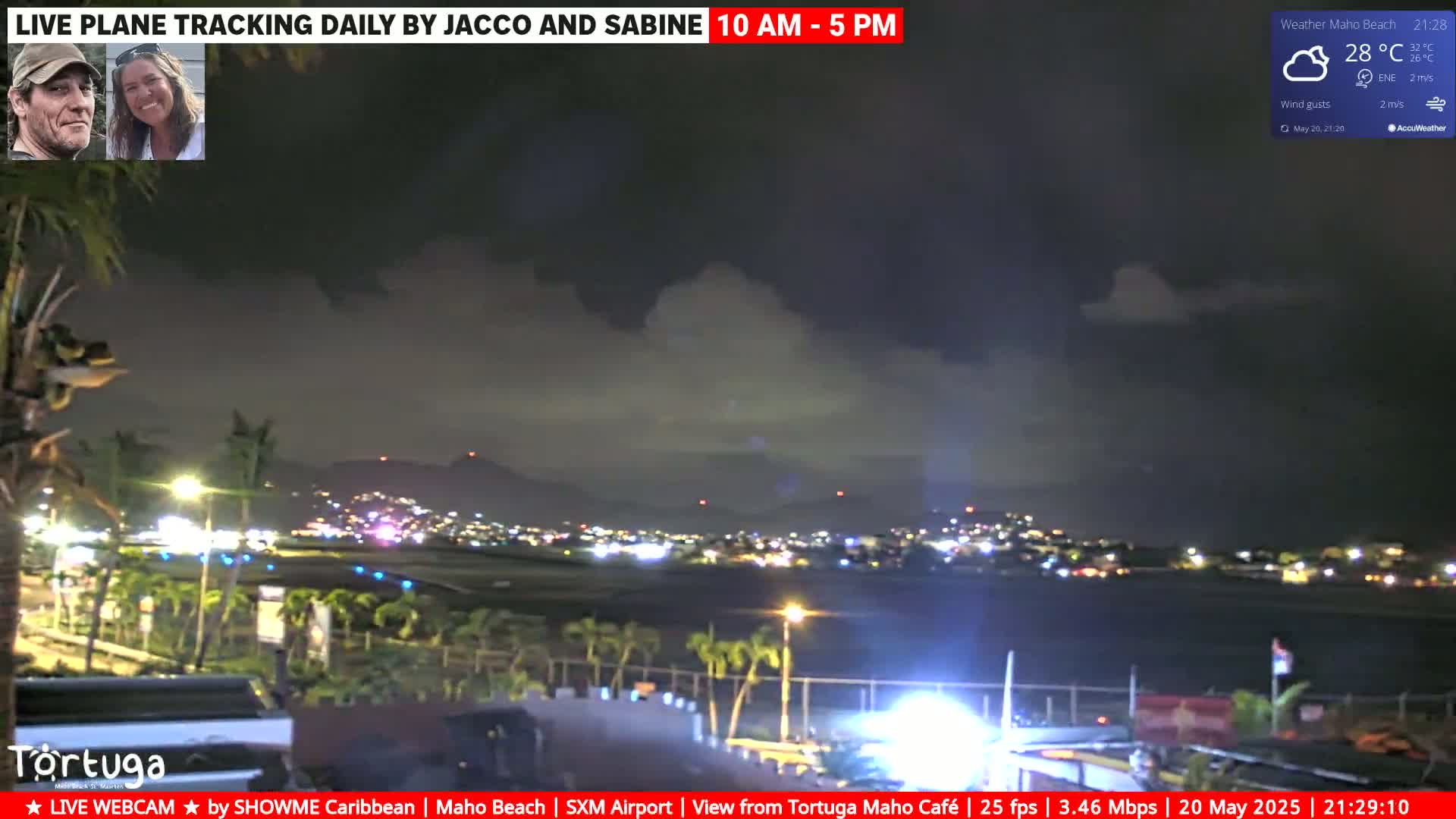 Carribean , Sint Maarten Princess Juliana International Airport SXM/TNCM & Maho Beach Live Cam - Simpson Bay, Sint Maarten, Netherland