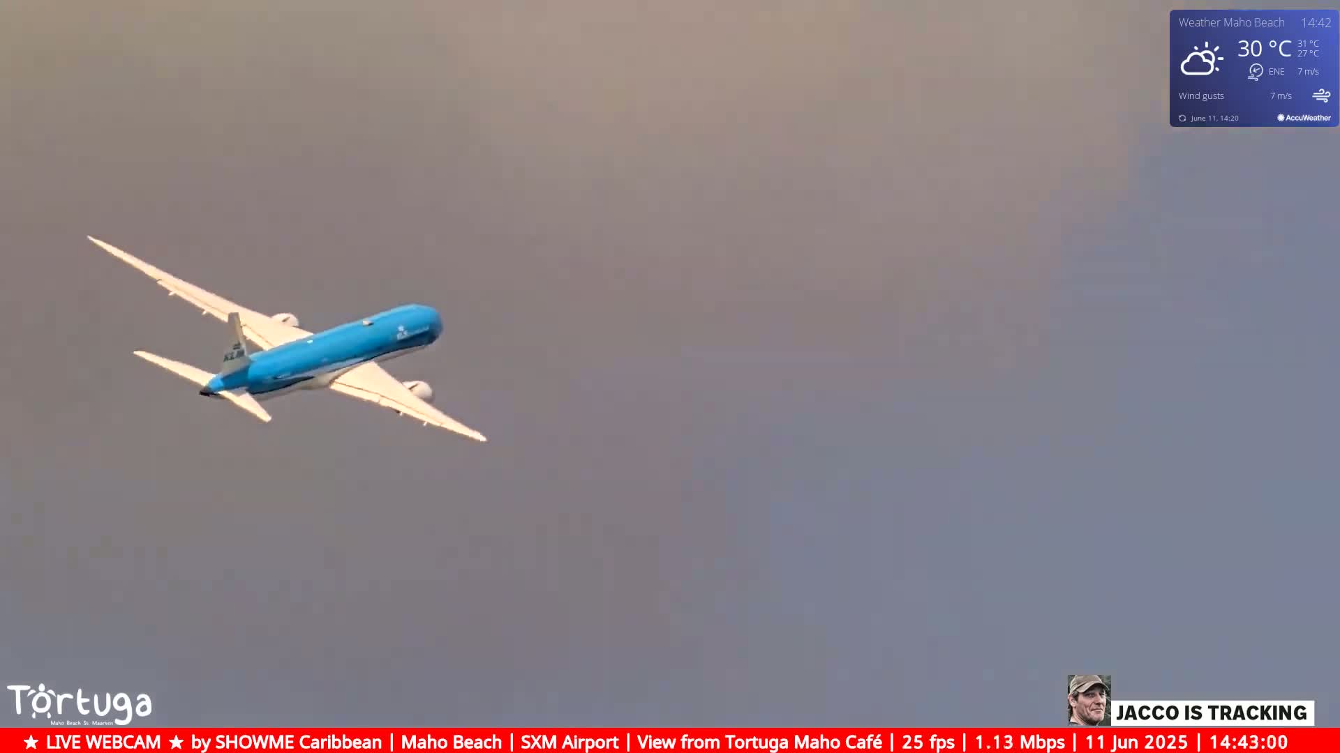 Carribean , Sint Maarten Princess Juliana International Airport SXM/TNCM & Maho Beach Live Cam - Simpson Bay, Sint Maarten, Netherland