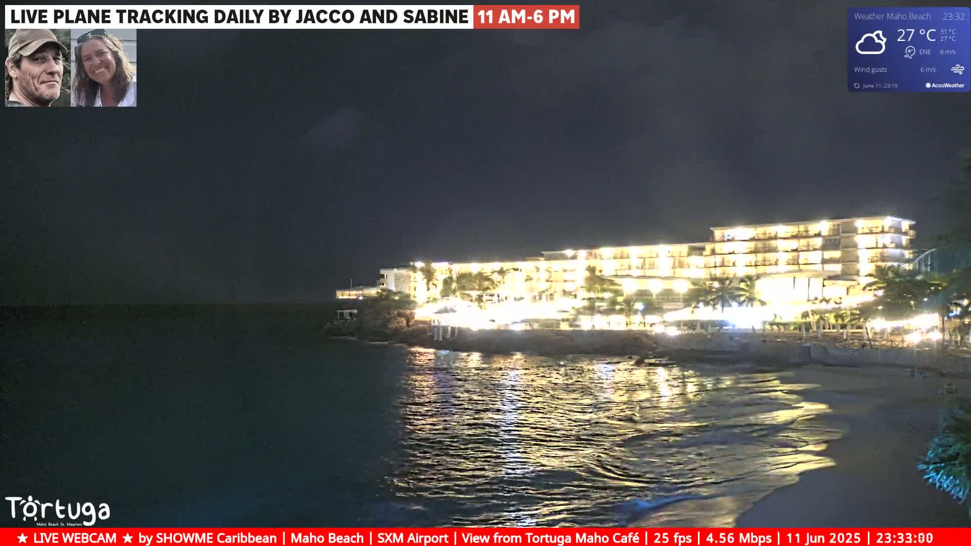 Carribean , Sint Maarten Princess Juliana International Airport SXM/TNCM & Maho Beach Live Cam - Simpson Bay, Sint Maarten, Netherland