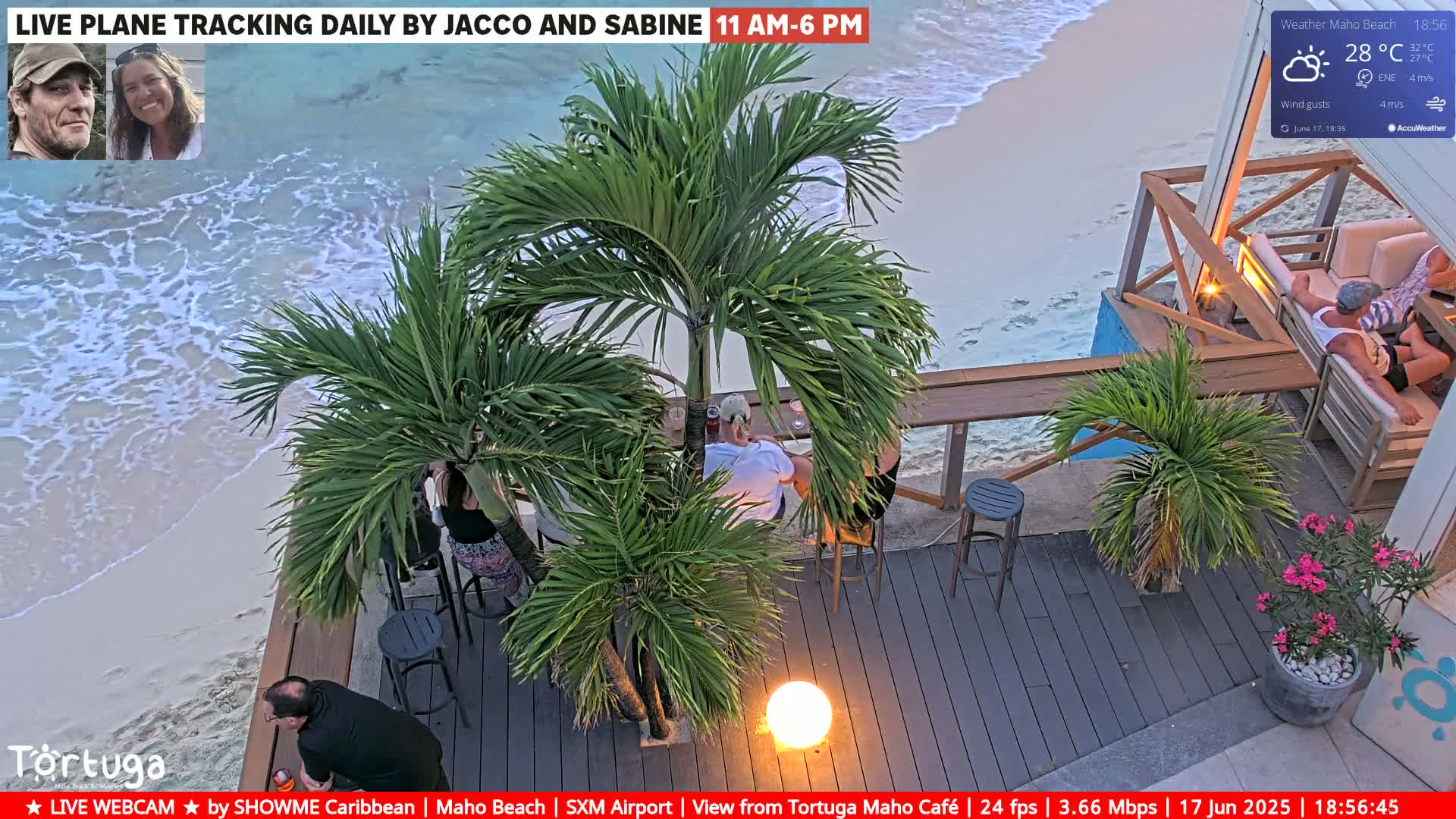 Carribean , Sint Maarten Princess Juliana International Airport SXM/TNCM & Maho Beach Live Cam - Simpson Bay, Sint Maarten, Netherland