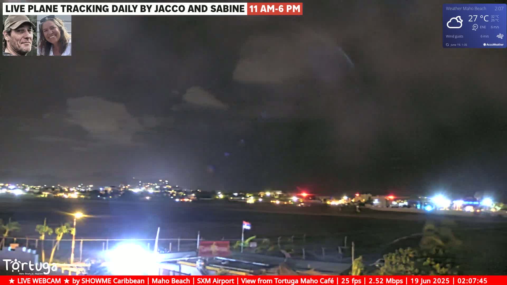 Carribean , Sint Maarten Princess Juliana International Airport SXM/TNCM & Maho Beach Live Cam - Simpson Bay, Sint Maarten, Netherland