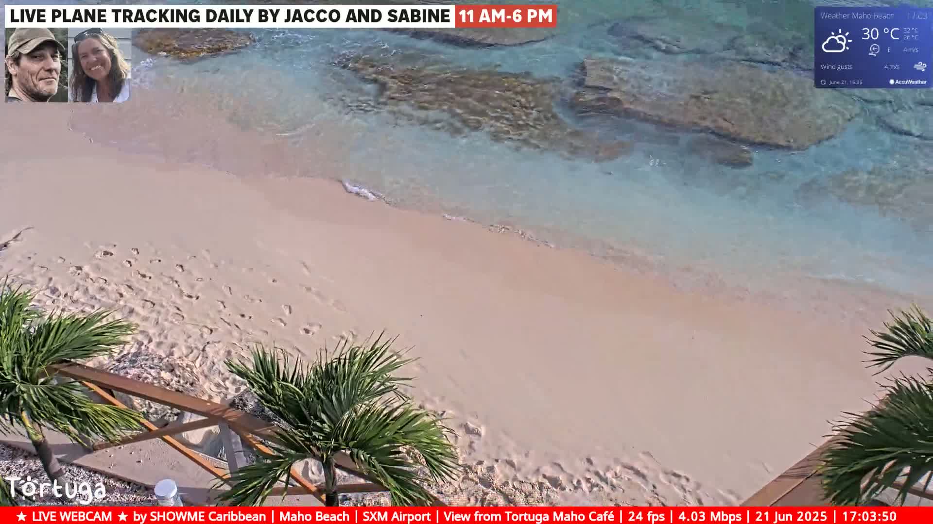 Carribean , Sint Maarten Princess Juliana International Airport SXM/TNCM & Maho Beach Live Cam - Simpson Bay, Sint Maarten, Netherland