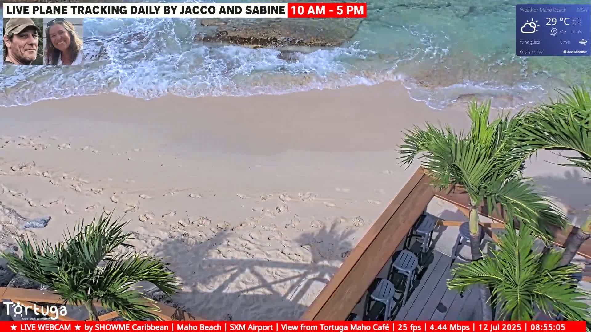 Carribean , Sint Maarten Princess Juliana International Airport SXM/TNCM & Maho Beach Live Cam - Simpson Bay, Sint Maarten, Netherland