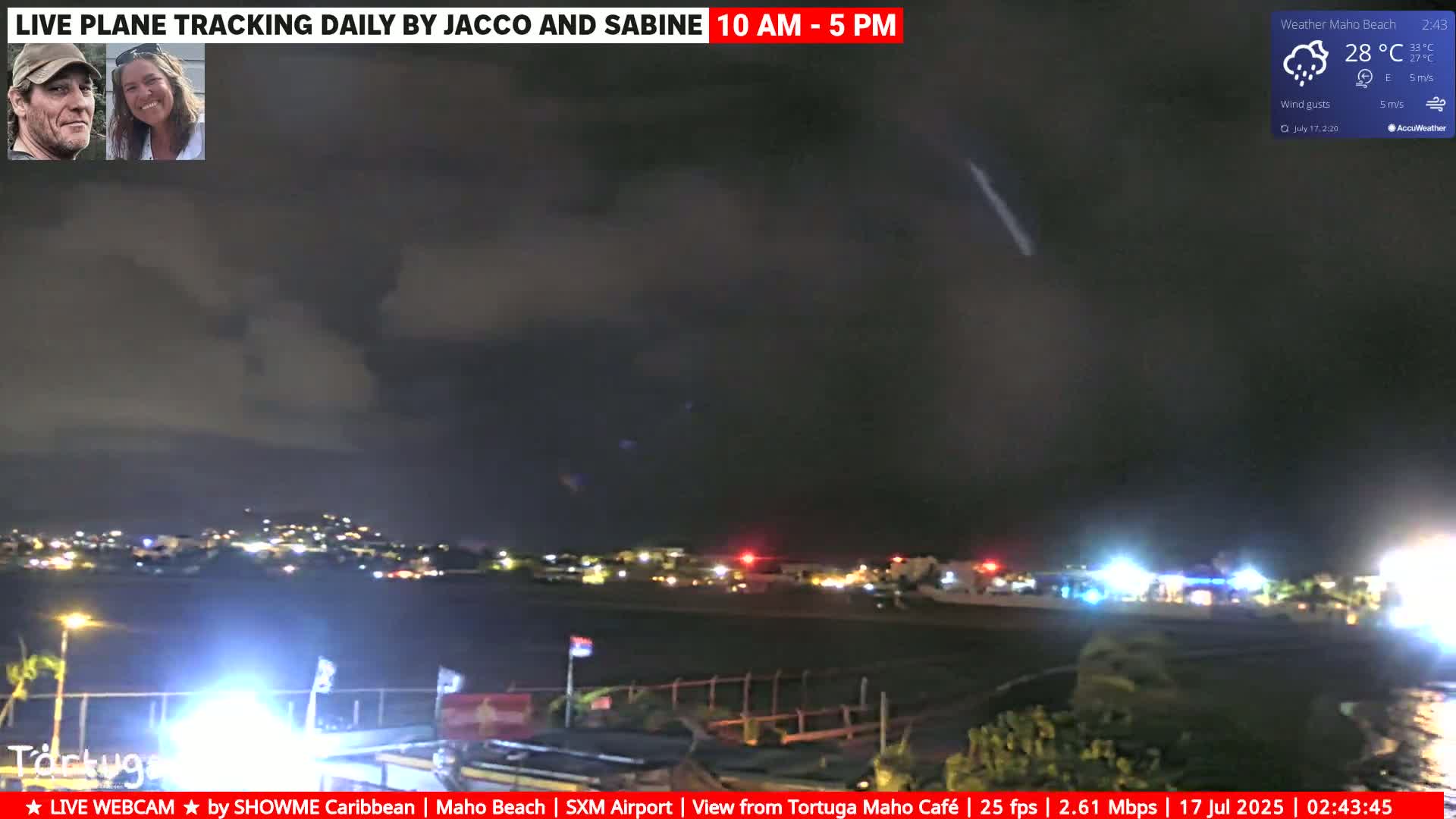 Carribean , Sint Maarten Princess Juliana International Airport SXM/TNCM & Maho Beach Live Cam - Simpson Bay, Sint Maarten, Netherland