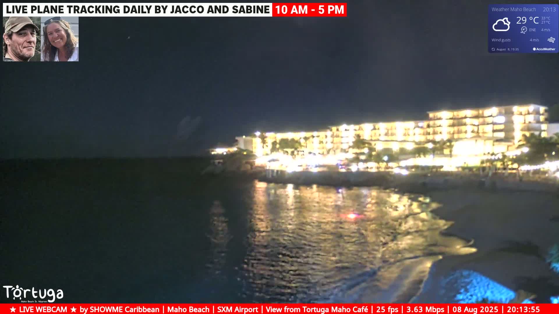 Carribean , Sint Maarten Princess Juliana International Airport SXM/TNCM & Maho Beach Live Cam - Simpson Bay, Sint Maarten, Netherland