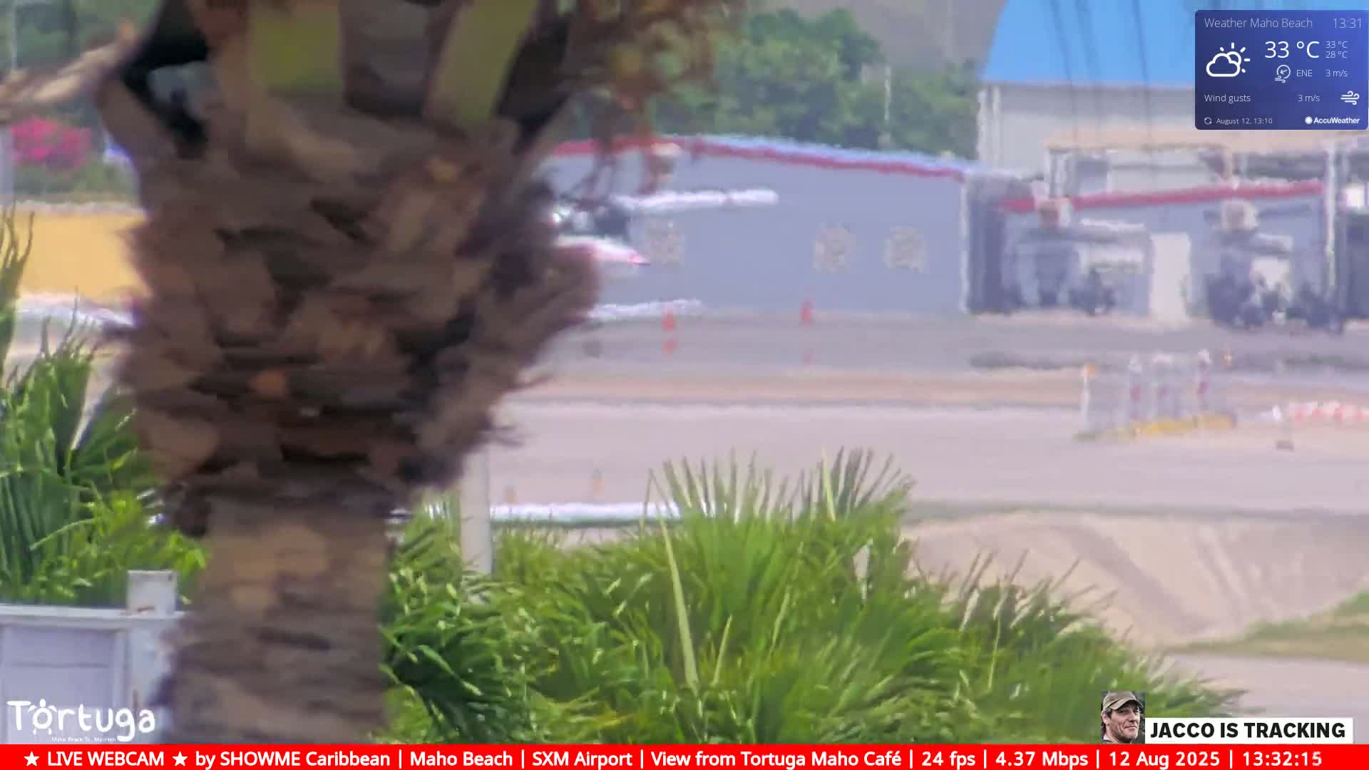 Carribean , Sint Maarten Princess Juliana International Airport SXM/TNCM & Maho Beach Live Cam - Simpson Bay, Sint Maarten, Netherland