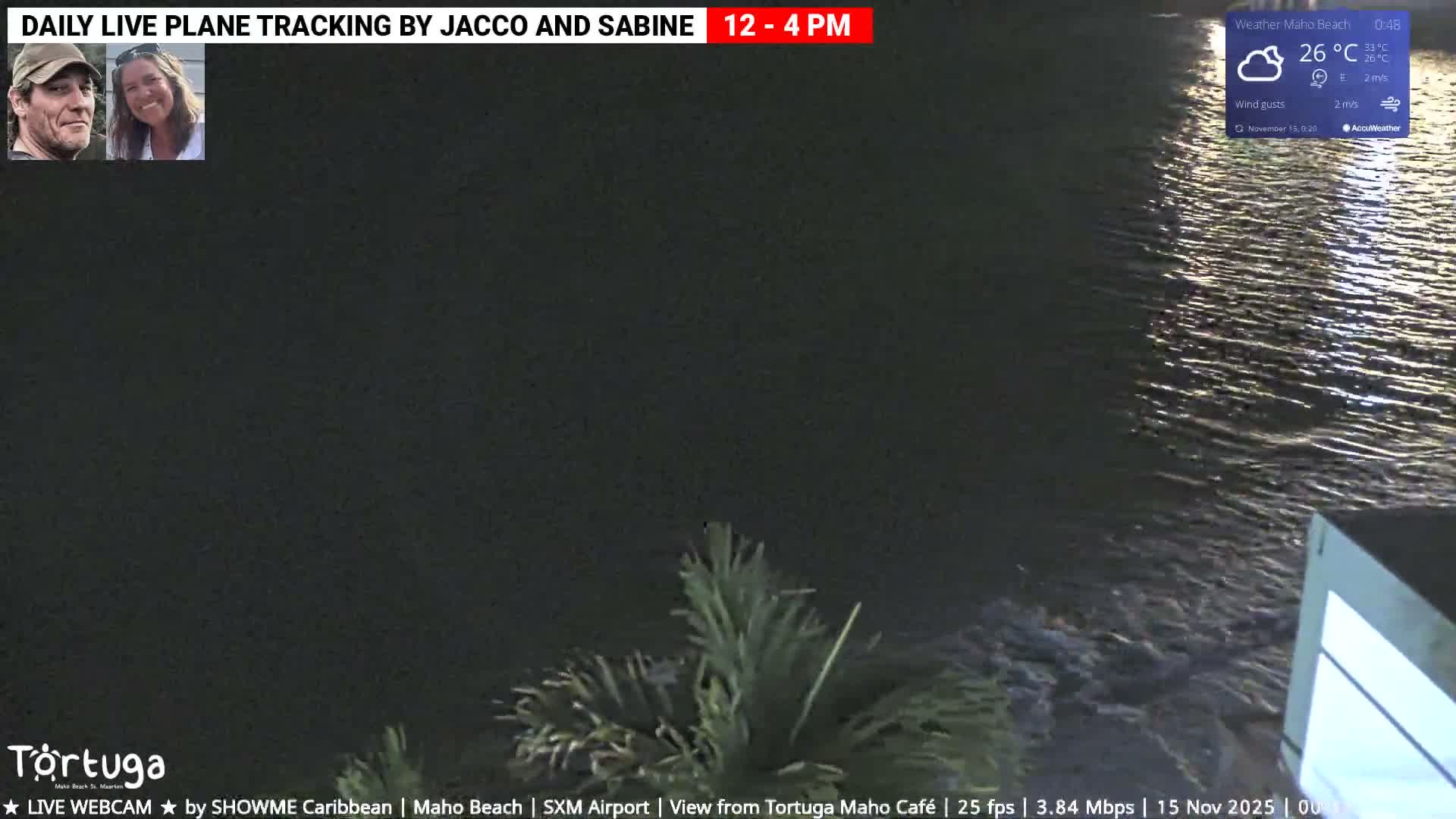 Carribean , Sint Maarten Princess Juliana International Airport SXM/TNCM & Maho Beach Live Cam - Simpson Bay, Sint Maarten, Netherland