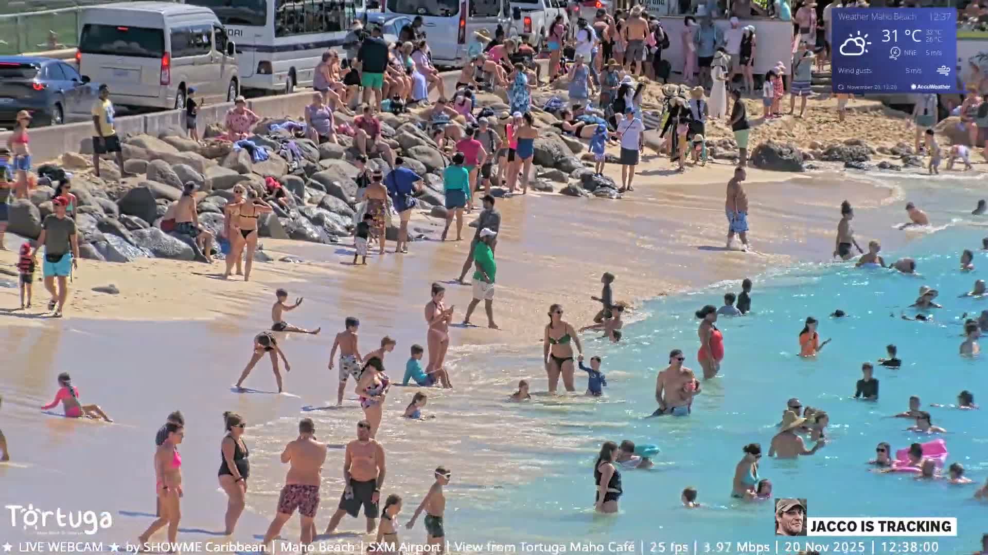 Carribean , Sint Maarten Princess Juliana International Airport SXM/TNCM & Maho Beach Live Cam - Simpson Bay, Sint Maarten, Netherland