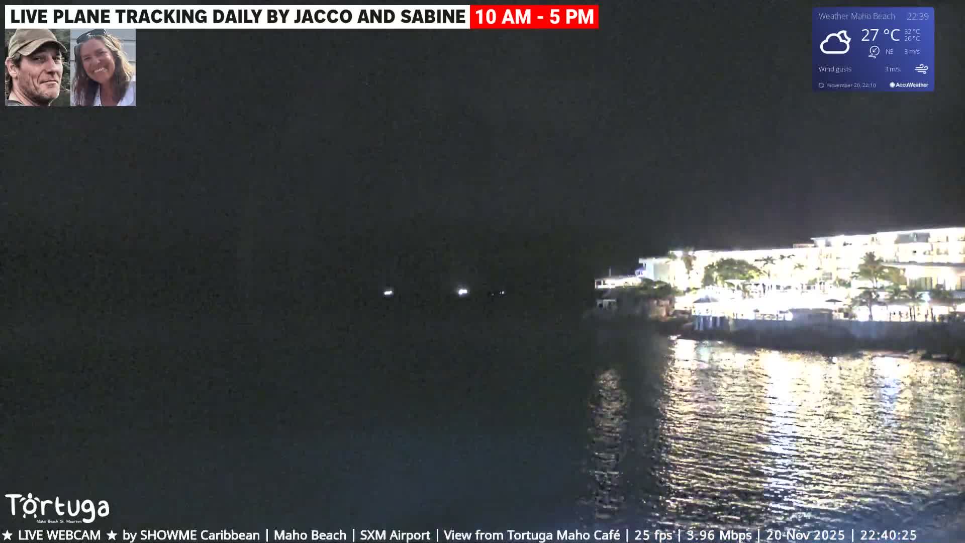 Carribean , Sint Maarten Princess Juliana International Airport SXM/TNCM & Maho Beach Live Cam - Simpson Bay, Sint Maarten, Netherland