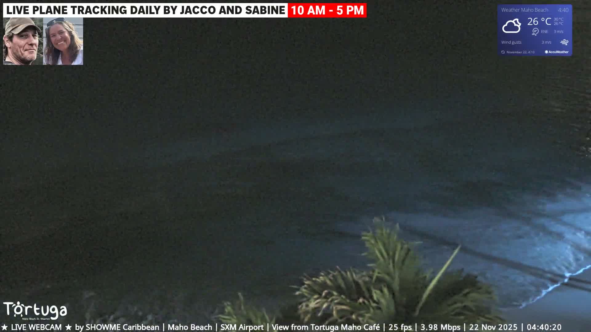 Carribean , Sint Maarten Princess Juliana International Airport SXM/TNCM & Maho Beach Live Cam - Simpson Bay, Sint Maarten, Netherland