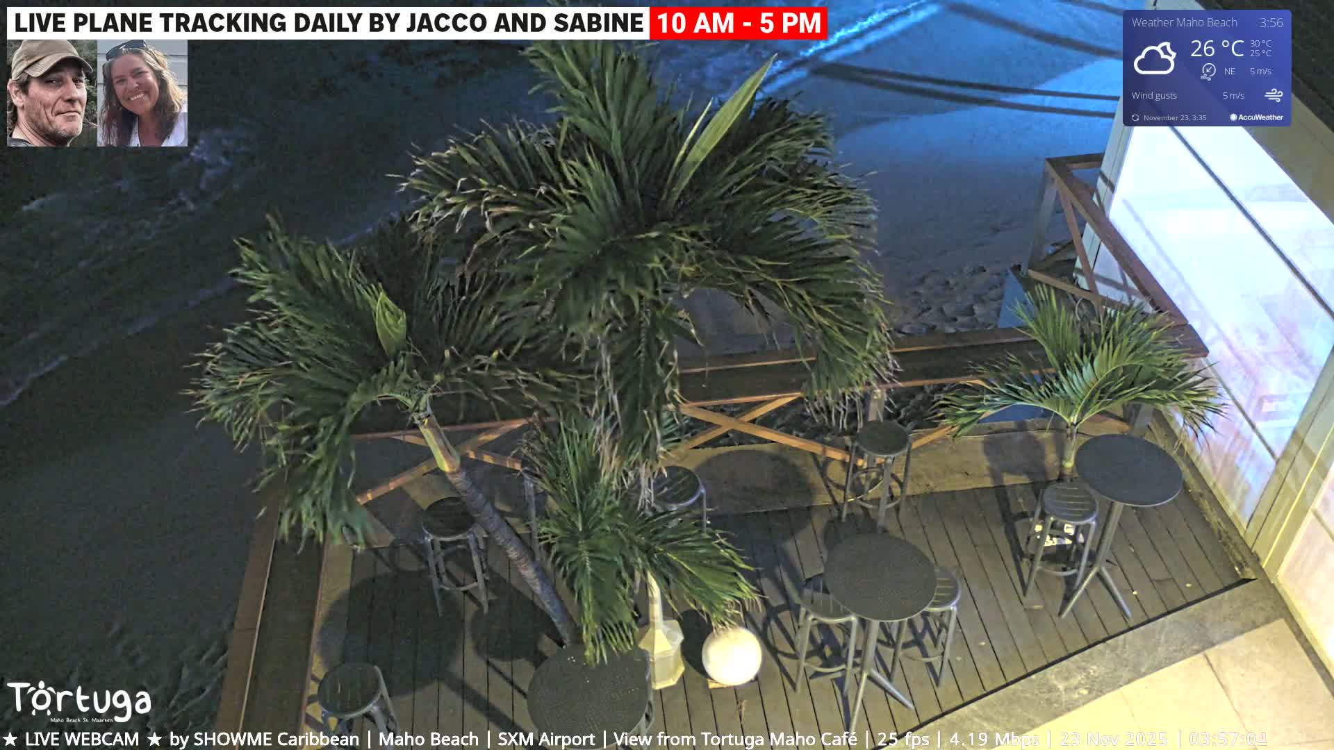 Carribean , Sint Maarten Princess Juliana International Airport SXM/TNCM & Maho Beach Live Cam - Simpson Bay, Sint Maarten, Netherland