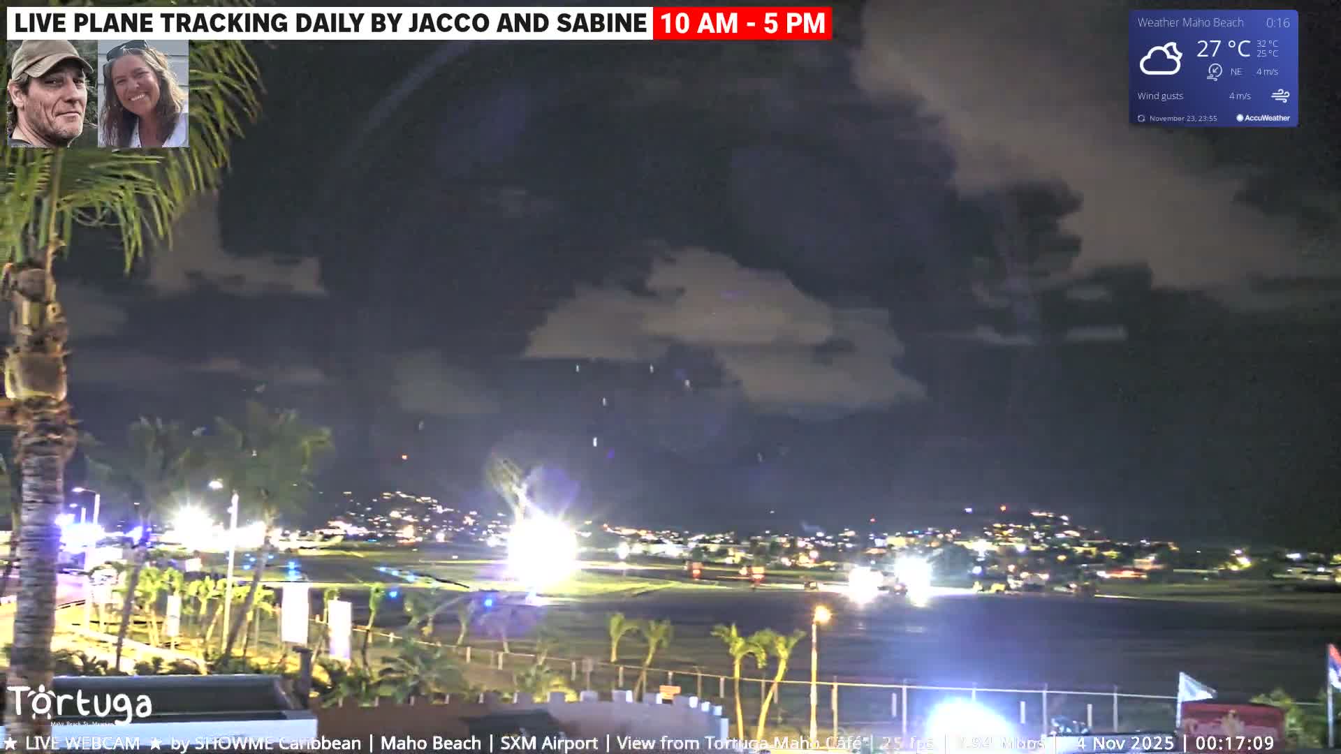 Carribean , Sint Maarten Princess Juliana International Airport SXM/TNCM & Maho Beach Live Cam - Simpson Bay, Sint Maarten, Netherland