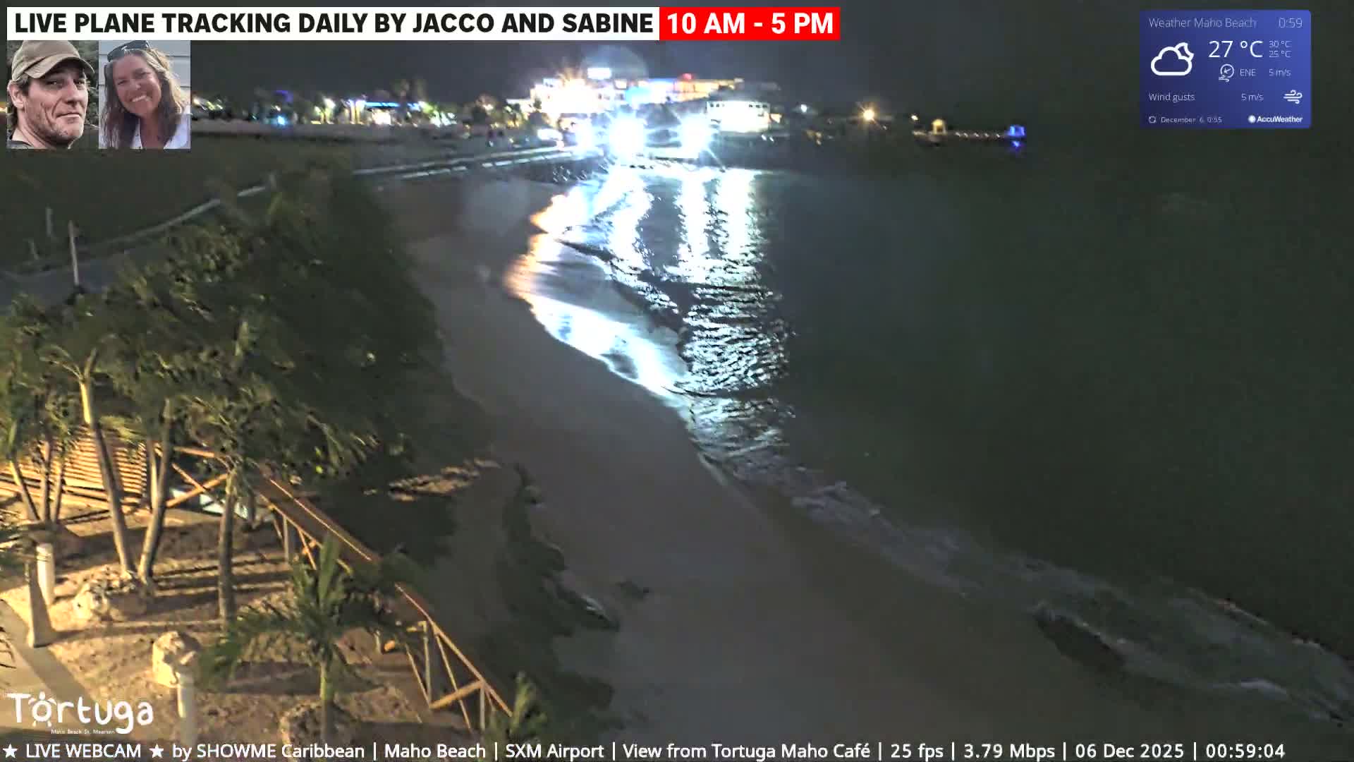 Carribean , Sint Maarten Princess Juliana International Airport SXM/TNCM & Maho Beach Live Cam - Simpson Bay, Sint Maarten, Netherland