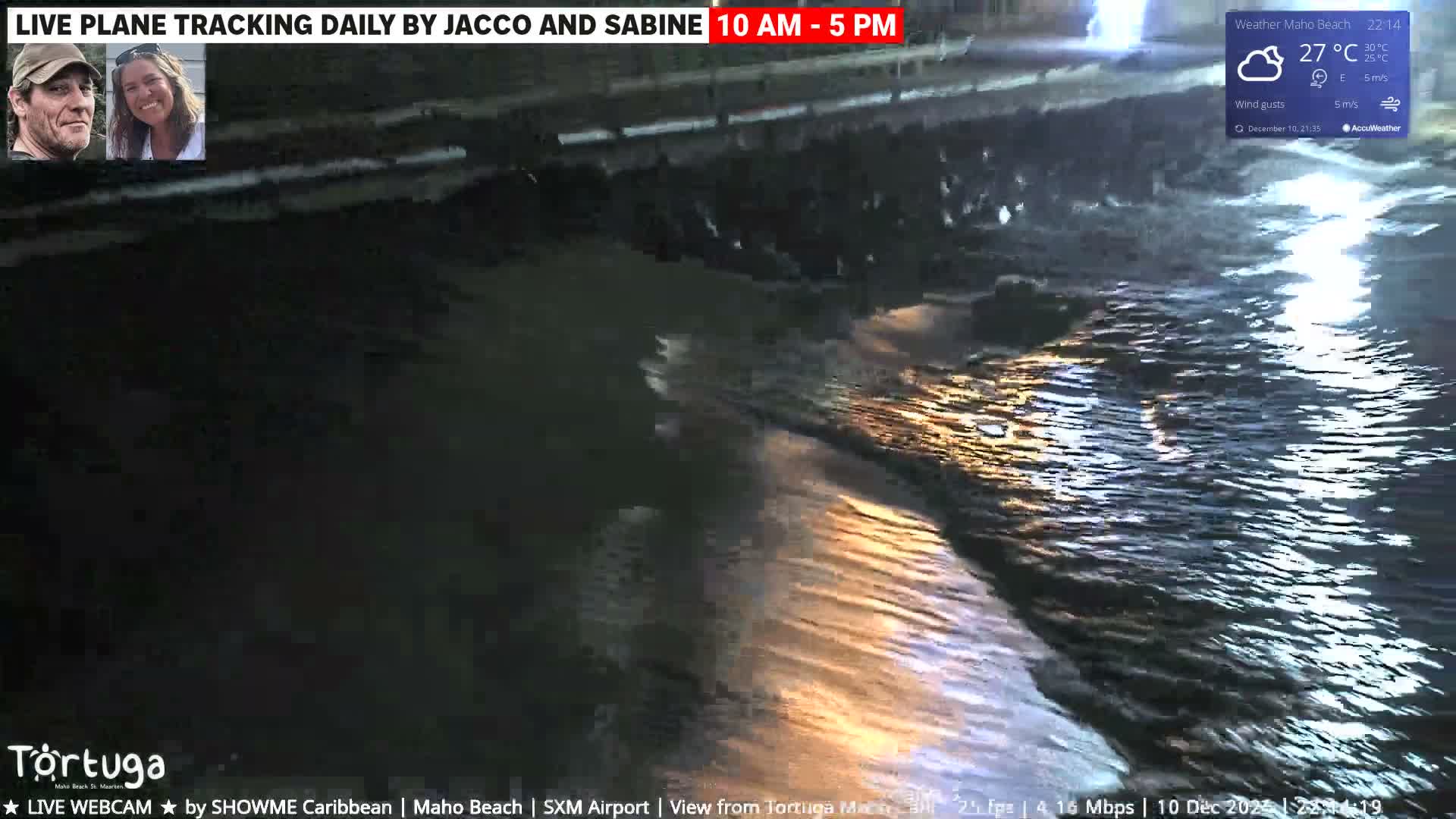 Carribean , Sint Maarten Princess Juliana International Airport SXM/TNCM & Maho Beach Live Cam - Simpson Bay, Sint Maarten, Netherland