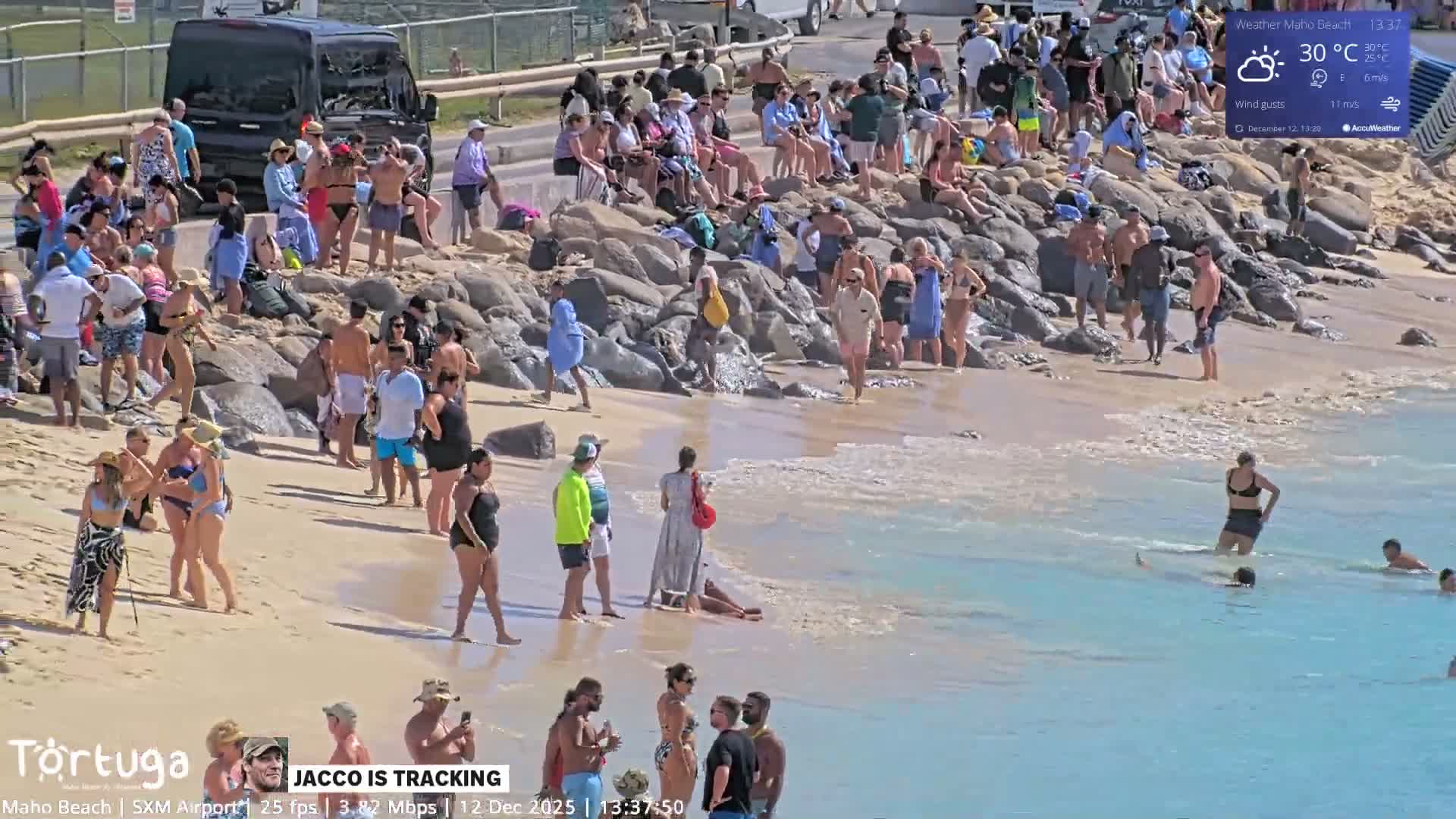 Carribean , Sint Maarten Princess Juliana International Airport SXM/TNCM & Maho Beach Live Cam - Simpson Bay, Sint Maarten, Netherland