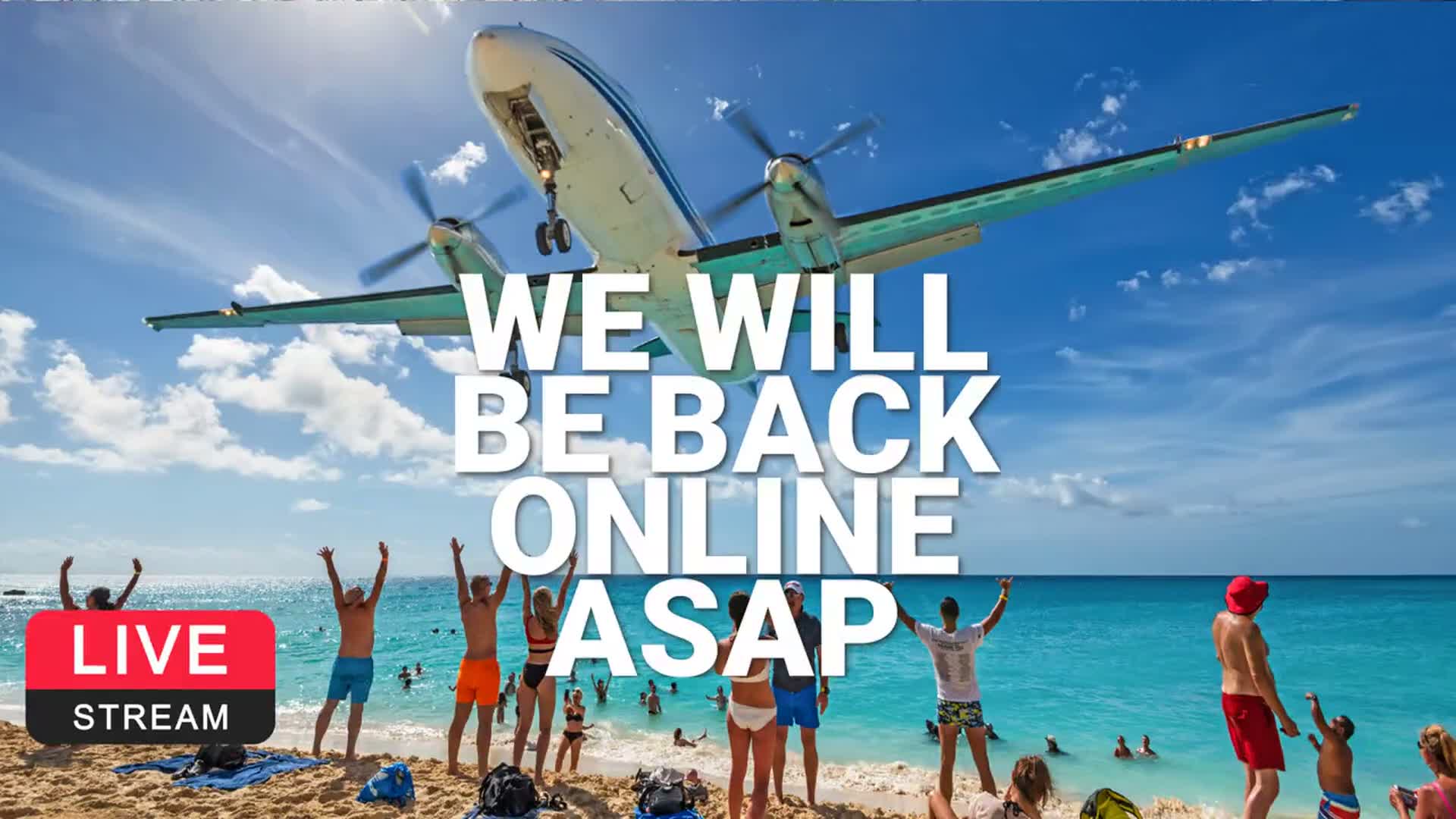 Carribean , Sint Maarten Princess Juliana International Airport SXM/TNCM & Maho Beach Live Cam - Simpson Bay, Sint Maarten, Netherland
