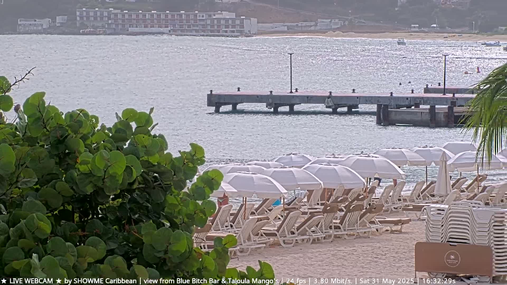 Carribean , Sint Maarten Great Bay Beach & Boardwalk  Live Cam - Philipsburg , Sint Maarten, Netherland