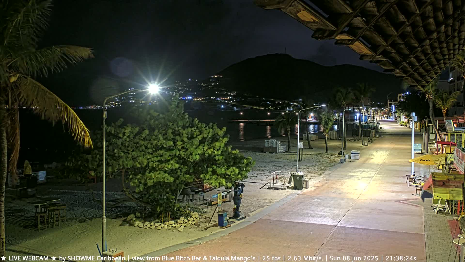 Carribean , Sint Maarten Great Bay Beach & Boardwalk  Live Cam - Philipsburg , Sint Maarten, Netherland