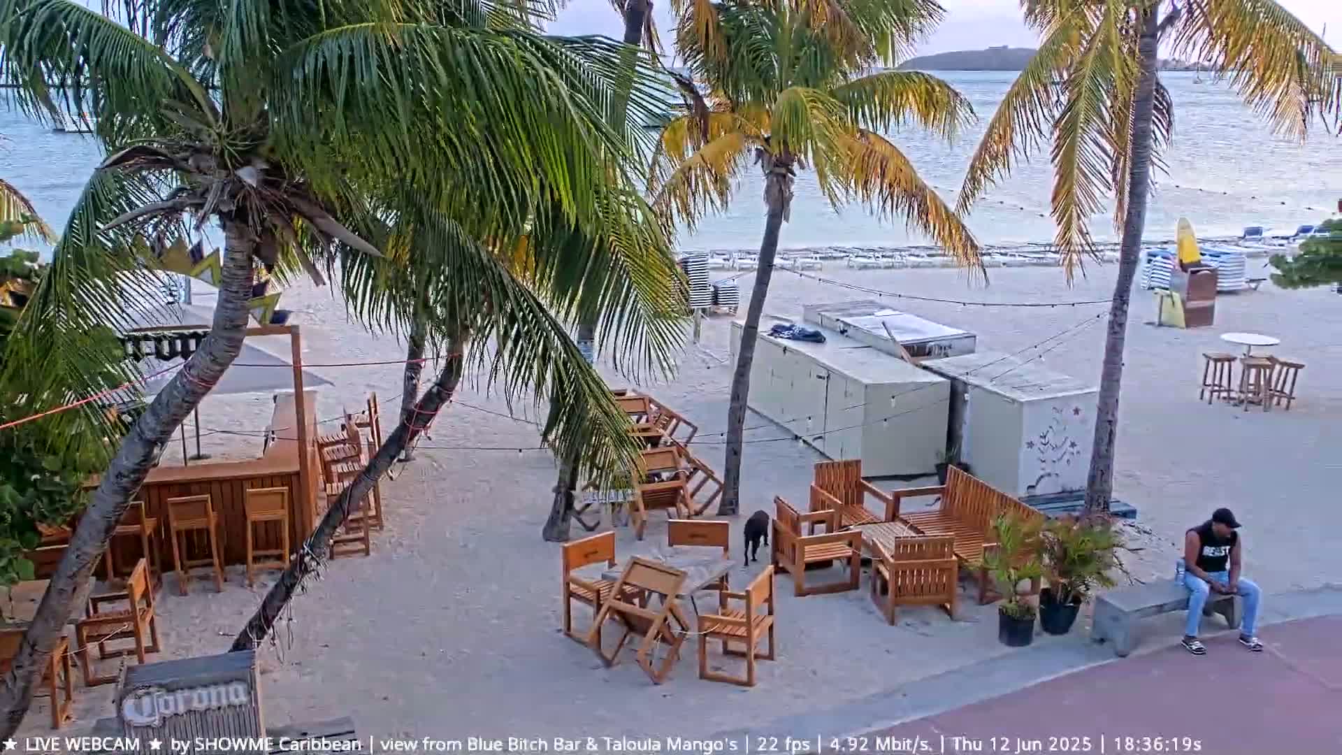 Carribean , Sint Maarten Great Bay Beach & Boardwalk  Live Cam - Philipsburg , Sint Maarten, Netherland