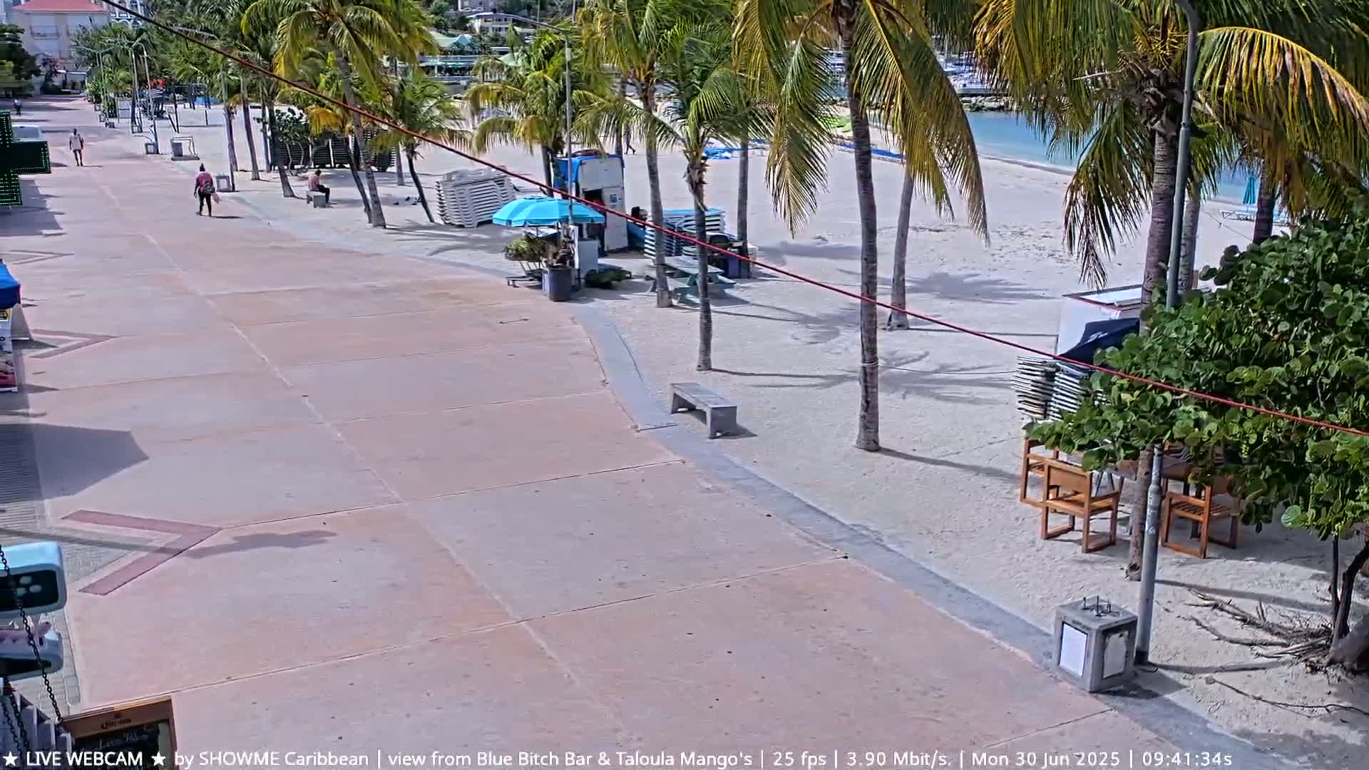 Carribean , Sint Maarten Great Bay Beach & Boardwalk  Live Cam - Philipsburg , Sint Maarten, Netherland
