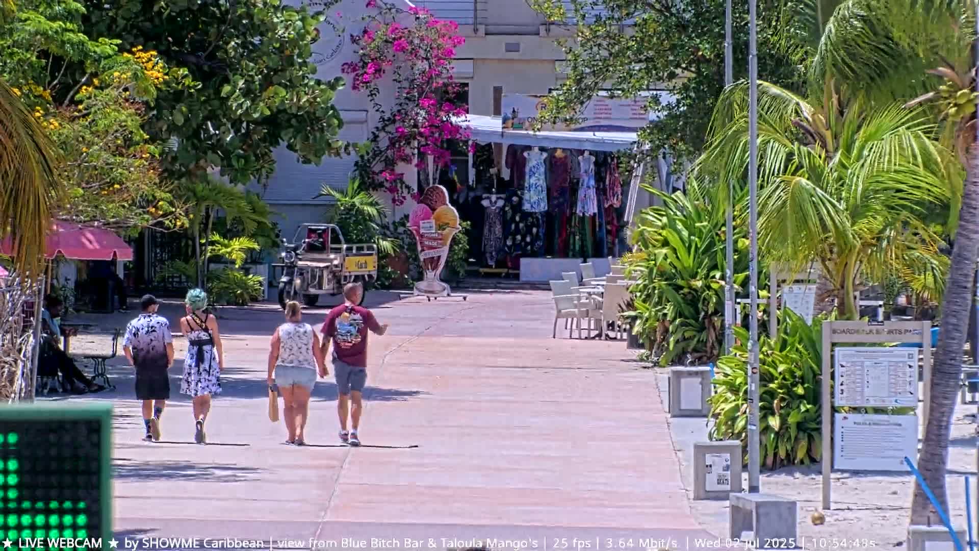 Carribean , Sint Maarten Great Bay Beach & Boardwalk  Live Cam - Philipsburg , Sint Maarten, Netherland
