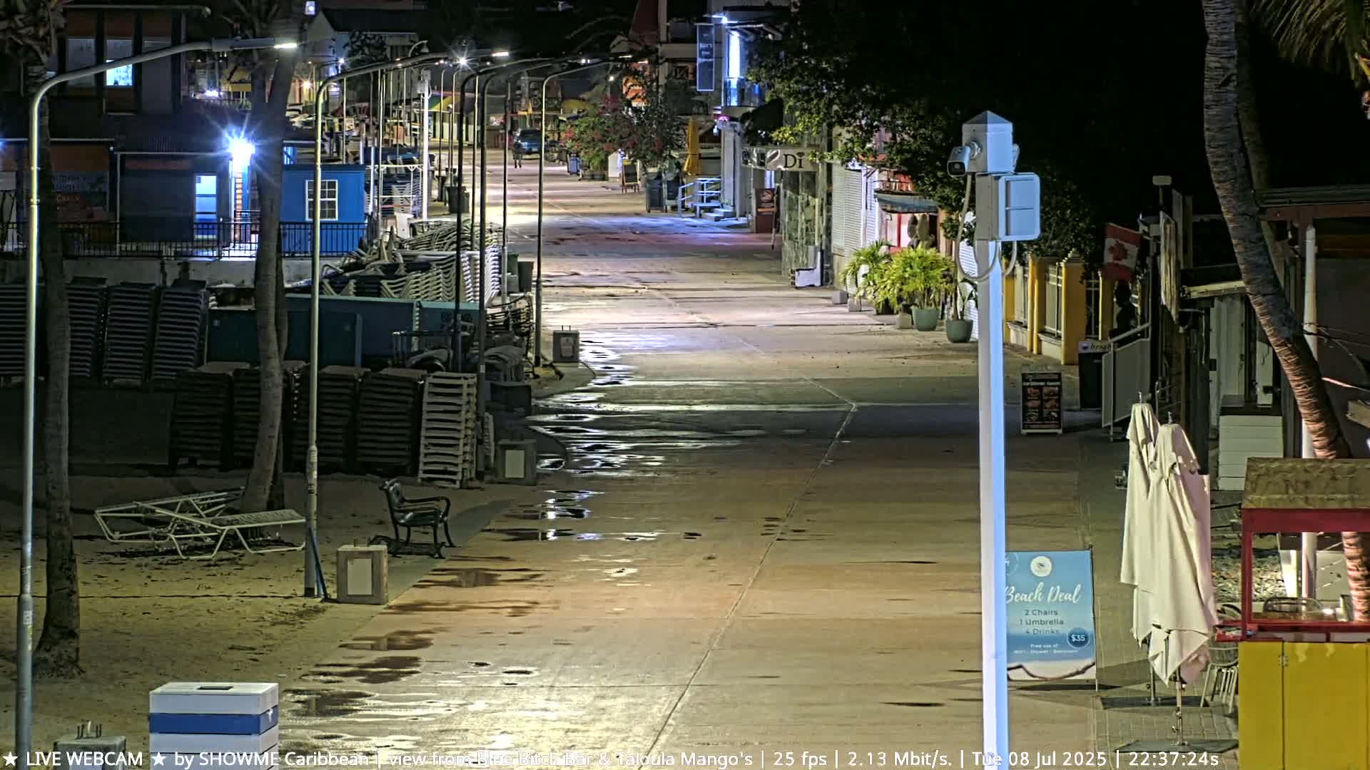 Carribean , Sint Maarten Great Bay Beach & Boardwalk  Live Cam - Philipsburg , Sint Maarten, Netherland
