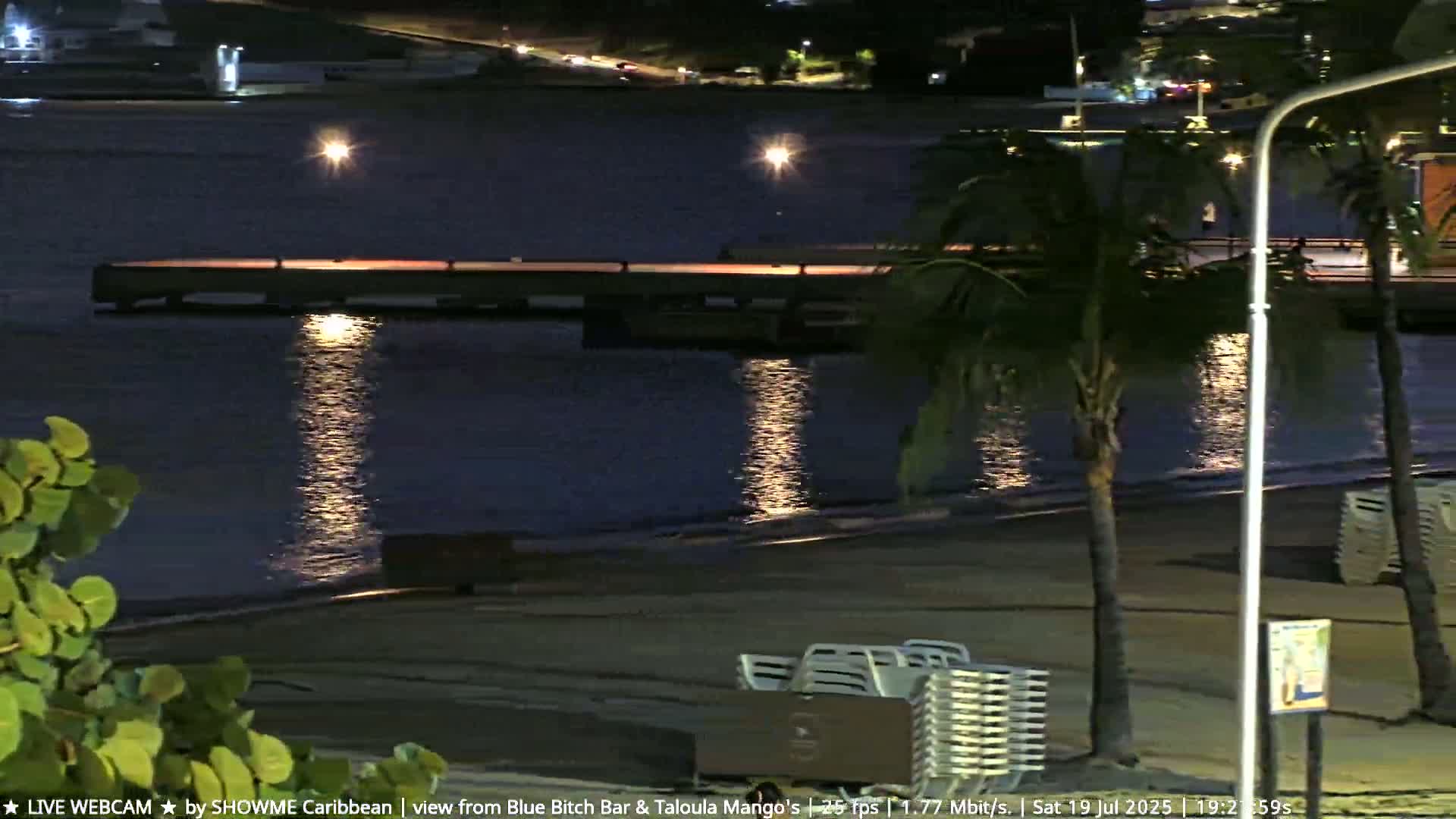 Carribean , Sint Maarten Great Bay Beach & Boardwalk  Live Cam - Philipsburg , Sint Maarten, Netherland