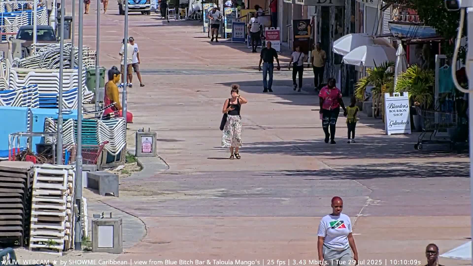 Carribean , Sint Maarten Great Bay Beach & Boardwalk  Live Cam - Philipsburg , Sint Maarten, Netherland