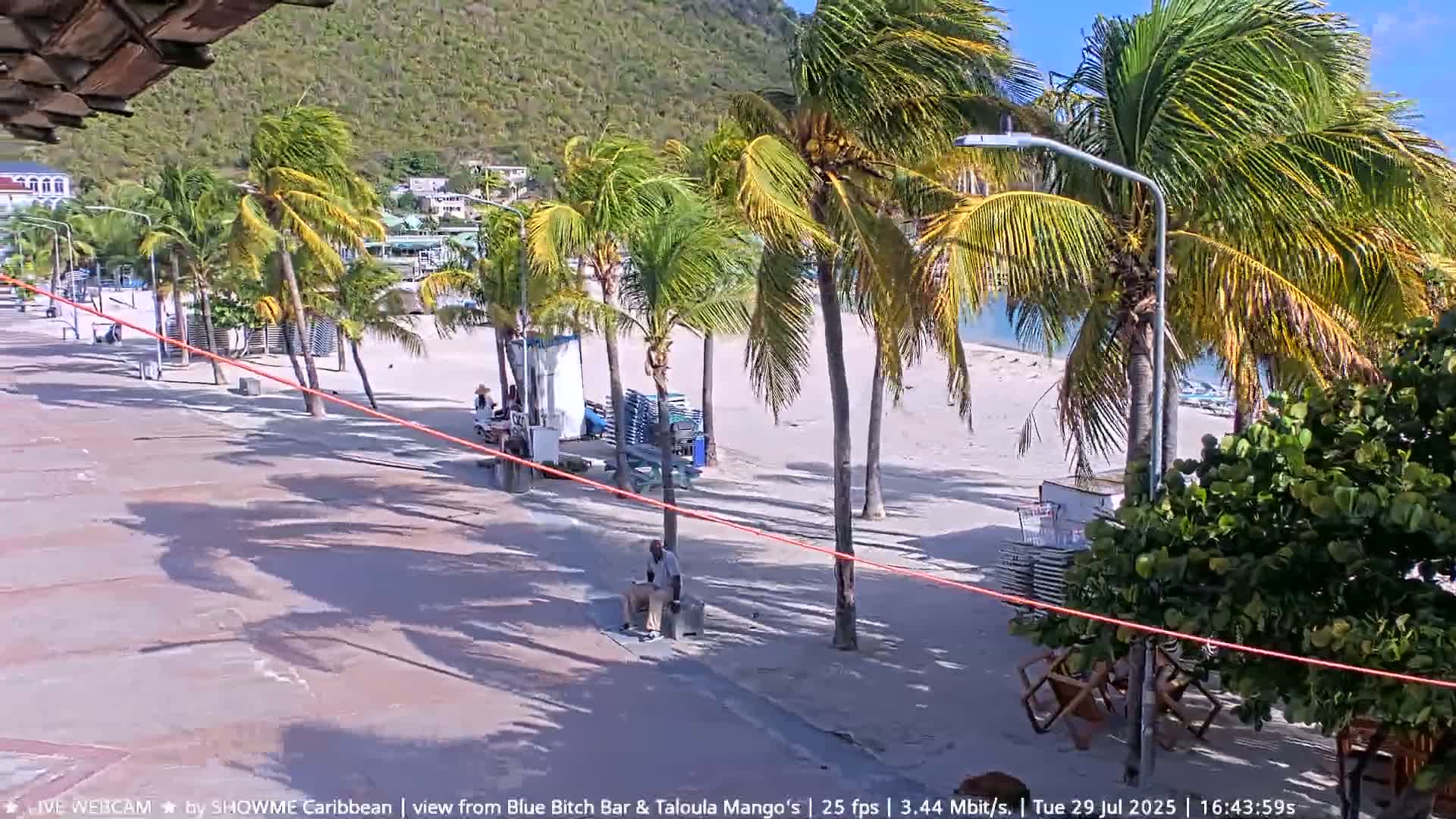 Carribean , Sint Maarten Great Bay Beach & Boardwalk  Live Cam - Philipsburg , Sint Maarten, Netherland