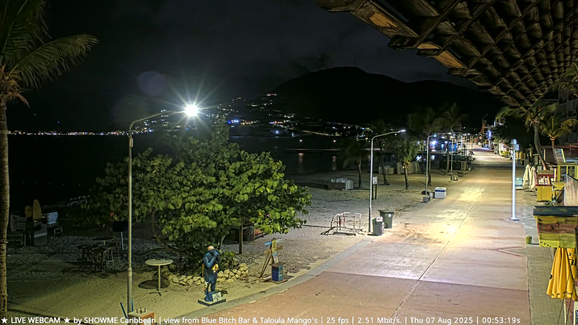 Carribean , Sint Maarten Great Bay Beach & Boardwalk  Live Cam - Philipsburg , Sint Maarten, Netherland