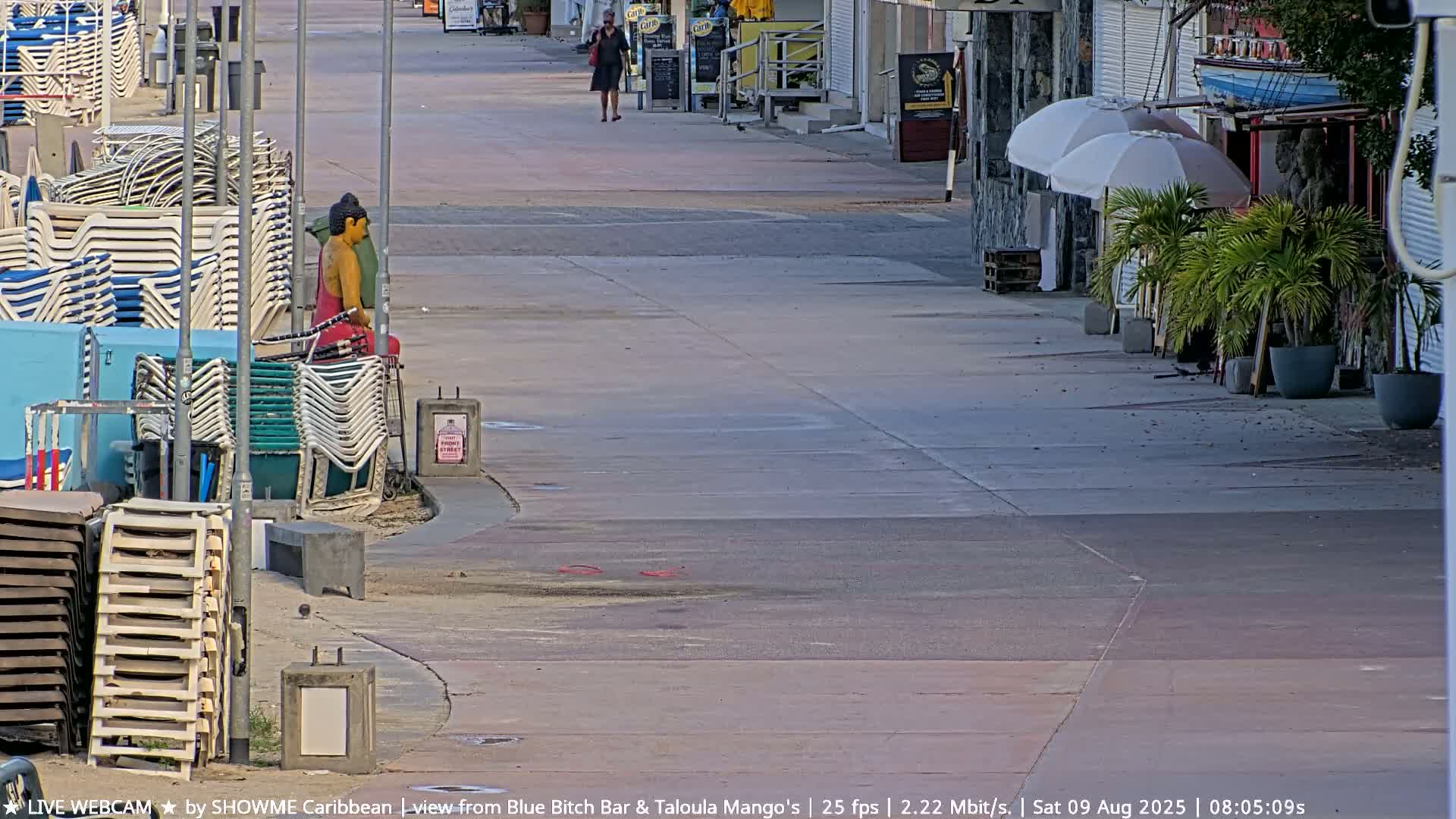 Carribean , Sint Maarten Great Bay Beach & Boardwalk  Live Cam - Philipsburg , Sint Maarten, Netherland