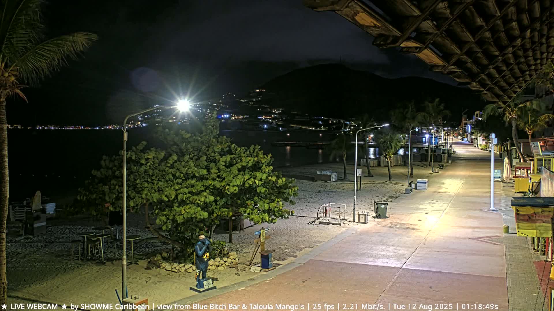 Carribean , Sint Maarten Great Bay Beach & Boardwalk  Live Cam - Philipsburg , Sint Maarten, Netherland