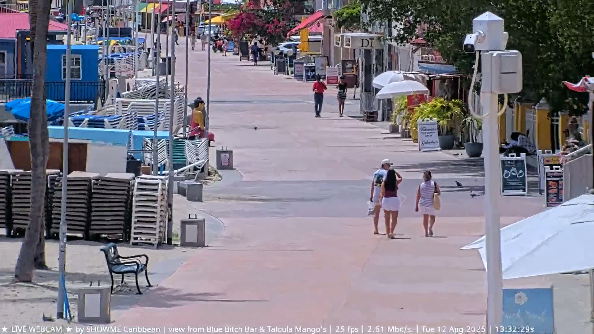 Carribean , Sint Maarten Great Bay Beach & Boardwalk  Live Cam - Philipsburg , Sint Maarten, Netherland