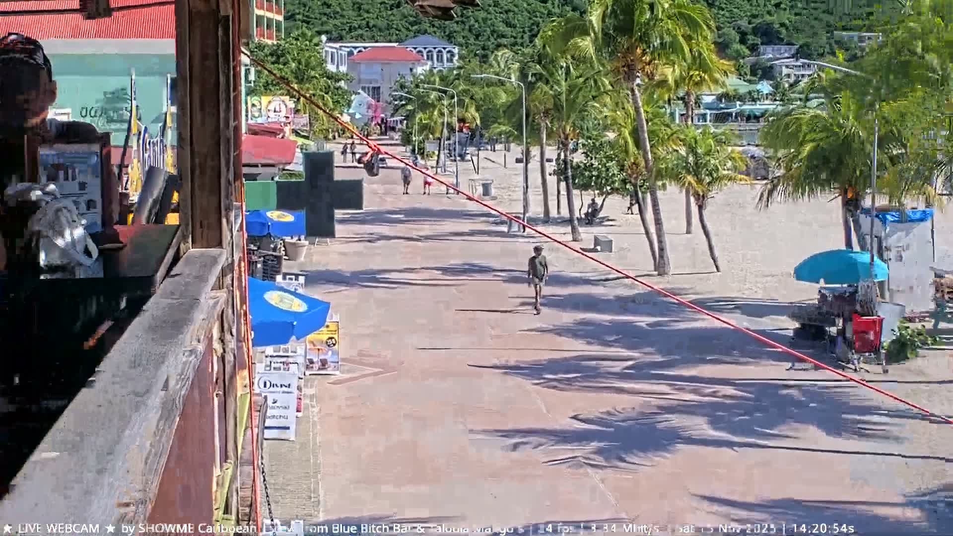 Carribean , Sint Maarten Great Bay Beach & Boardwalk  Live Cam - Philipsburg , Sint Maarten, Netherland