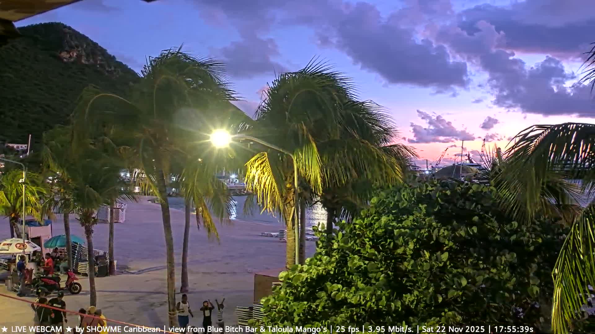Carribean , Sint Maarten Great Bay Beach & Boardwalk  Live Cam - Philipsburg , Sint Maarten, Netherland