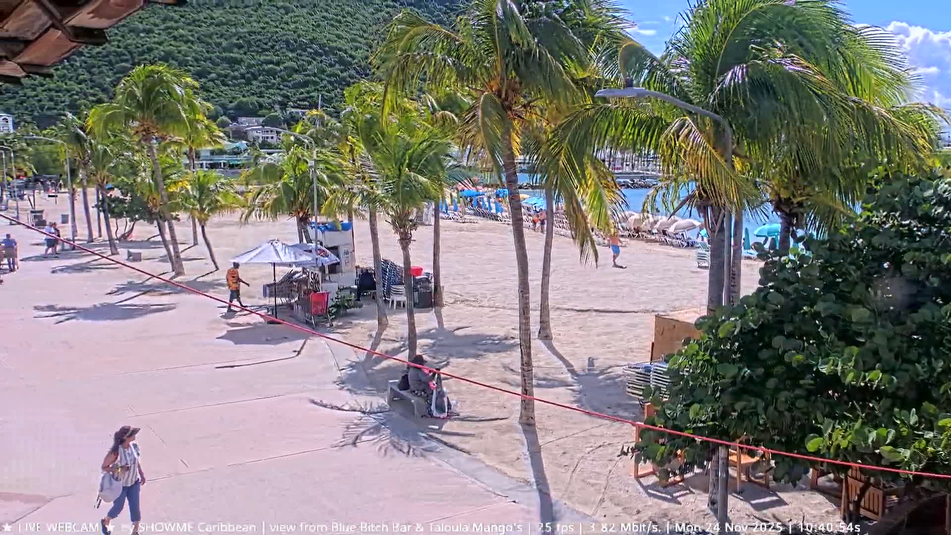 Carribean , Sint Maarten Great Bay Beach & Boardwalk  Live Cam - Philipsburg , Sint Maarten, Netherland