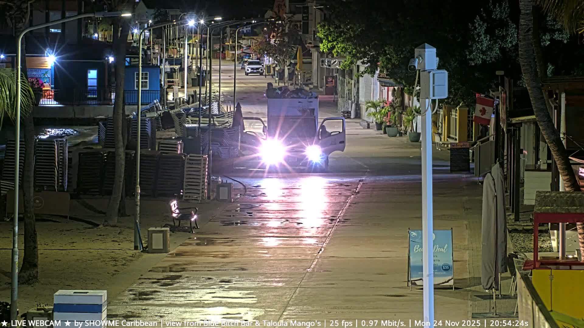 Carribean , Sint Maarten Great Bay Beach & Boardwalk  Live Cam - Philipsburg , Sint Maarten, Netherland