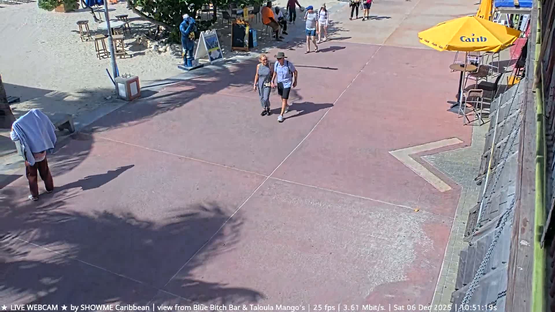 Carribean , Sint Maarten Great Bay Beach & Boardwalk  Live Cam - Philipsburg , Sint Maarten, Netherland