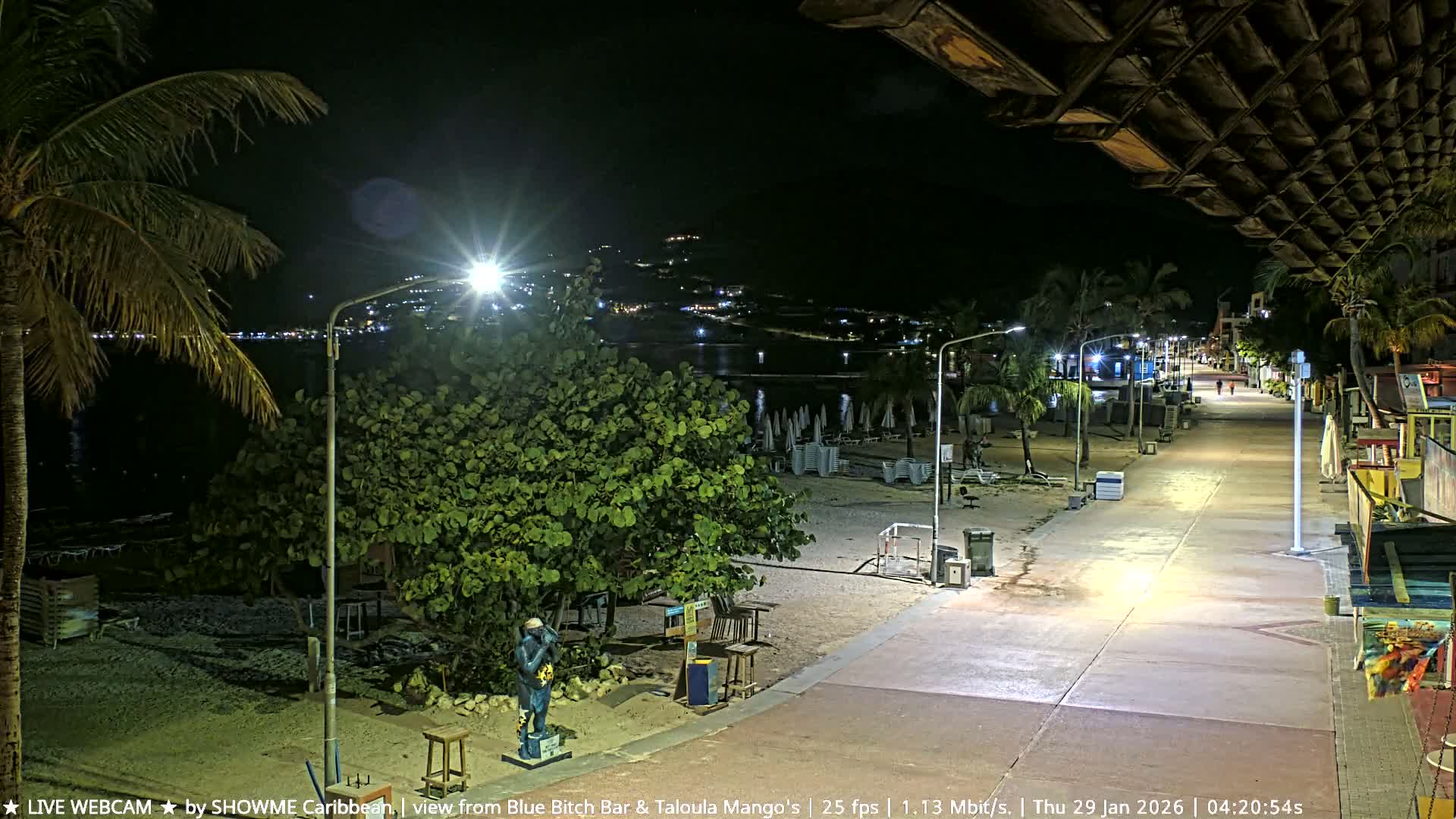 Carribean , Sint Maarten Great Bay Beach & Boardwalk  Live Cam - Philipsburg , Sint Maarten, Netherland