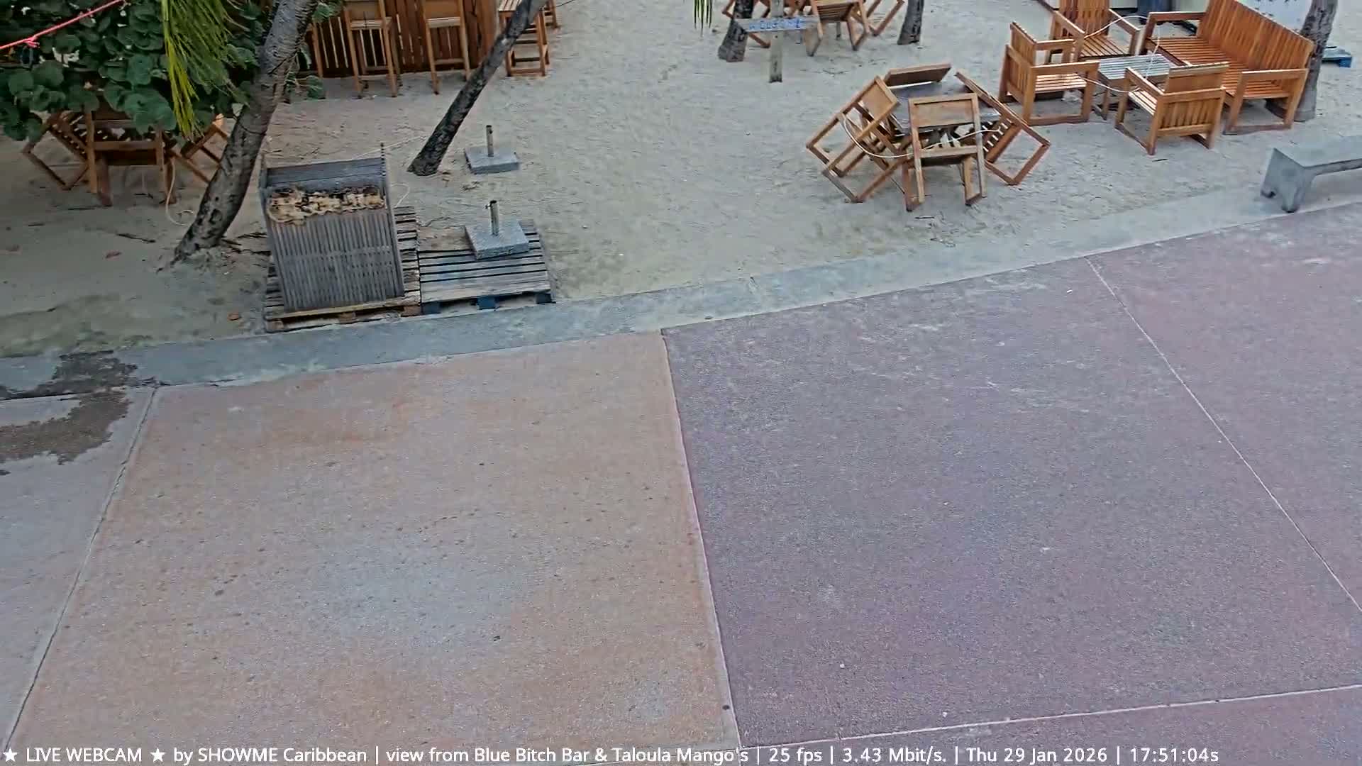 Carribean , Sint Maarten Great Bay Beach & Boardwalk  Live Cam - Philipsburg , Sint Maarten, Netherland