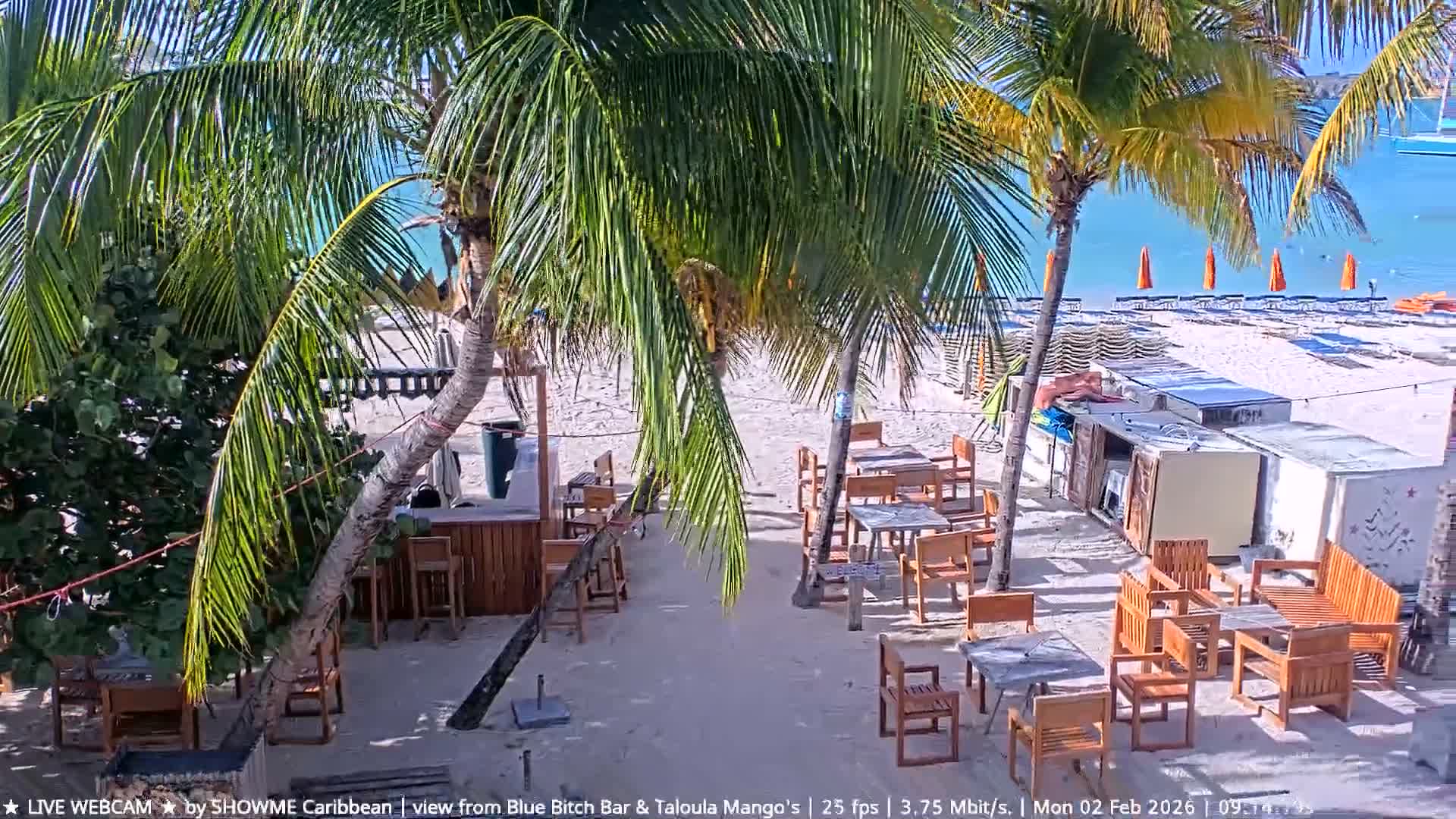 Carribean , Sint Maarten Great Bay Beach & Boardwalk  Live Cam - Philipsburg , Sint Maarten, Netherland